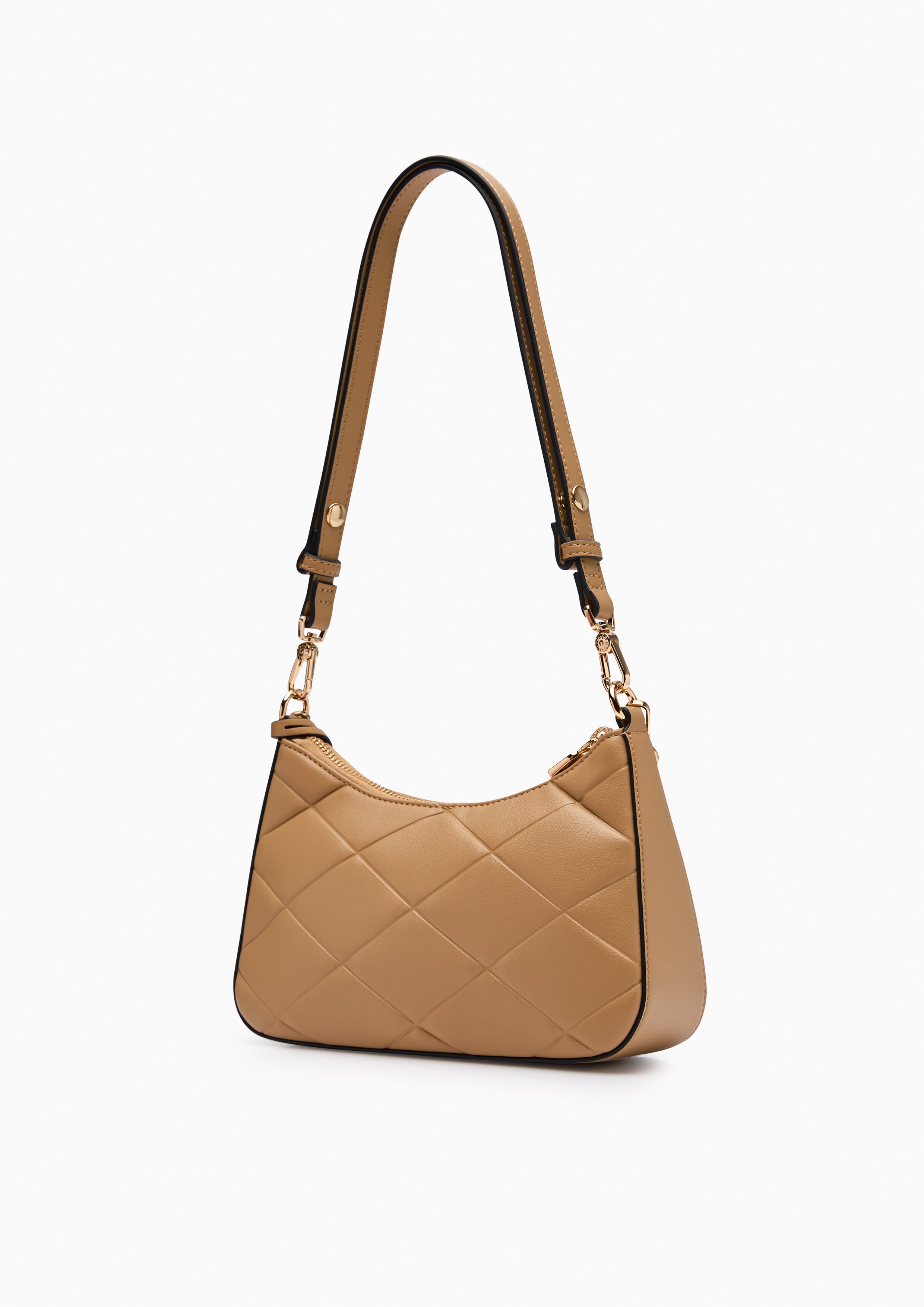 Re-Edit Rosee S Emb Shoulder Bag Brown