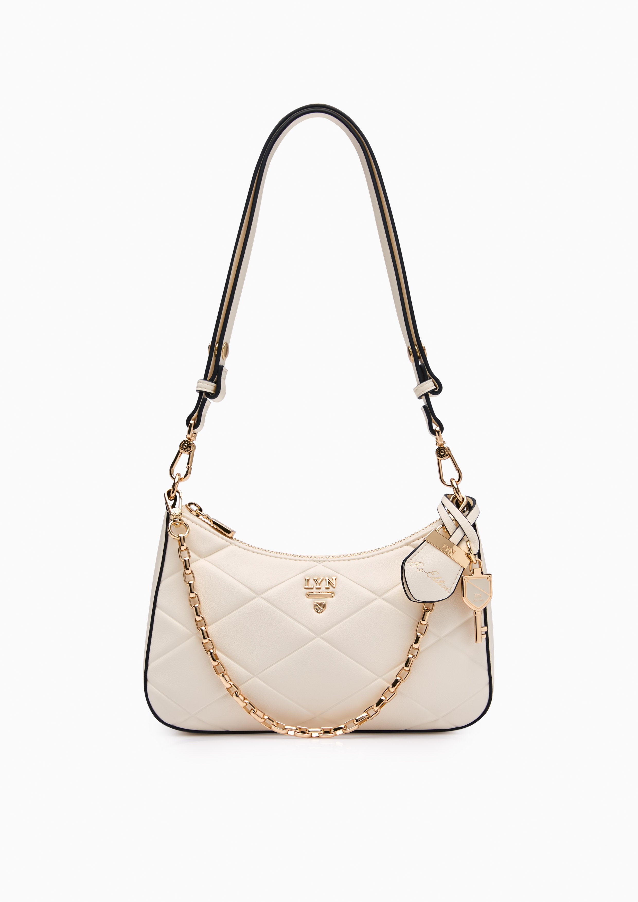 Re-Edit Rosee S Emb Shoulder Bag Ivory