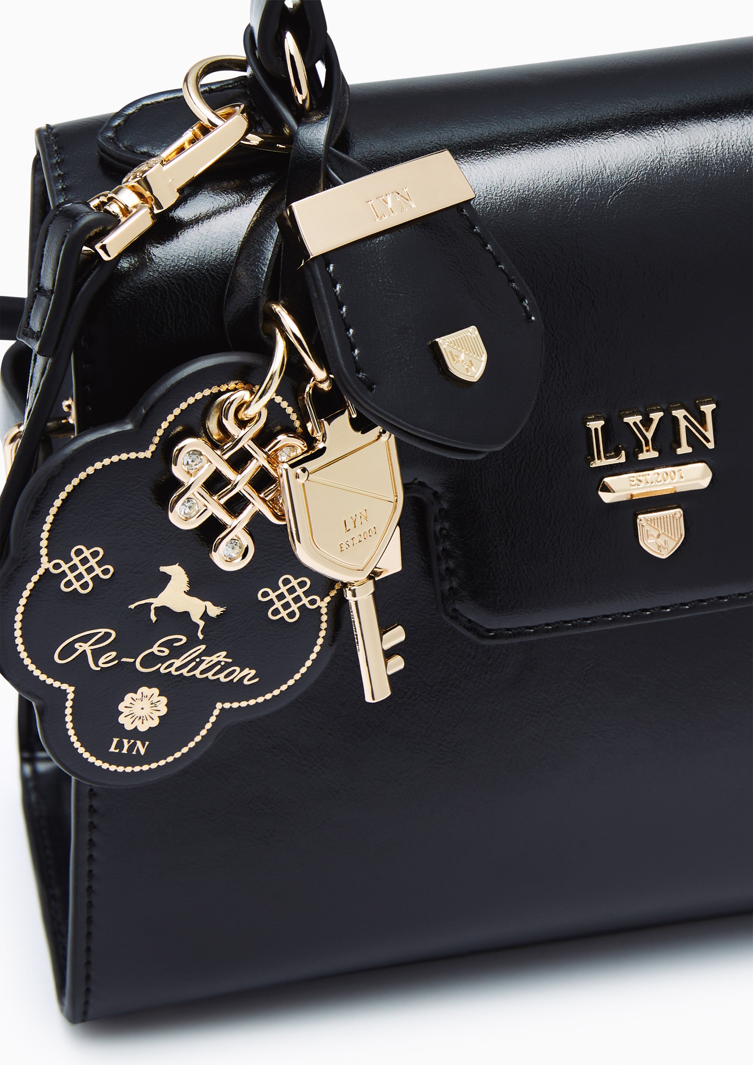 Re-Edit Bliss S Top Handle Bag Black