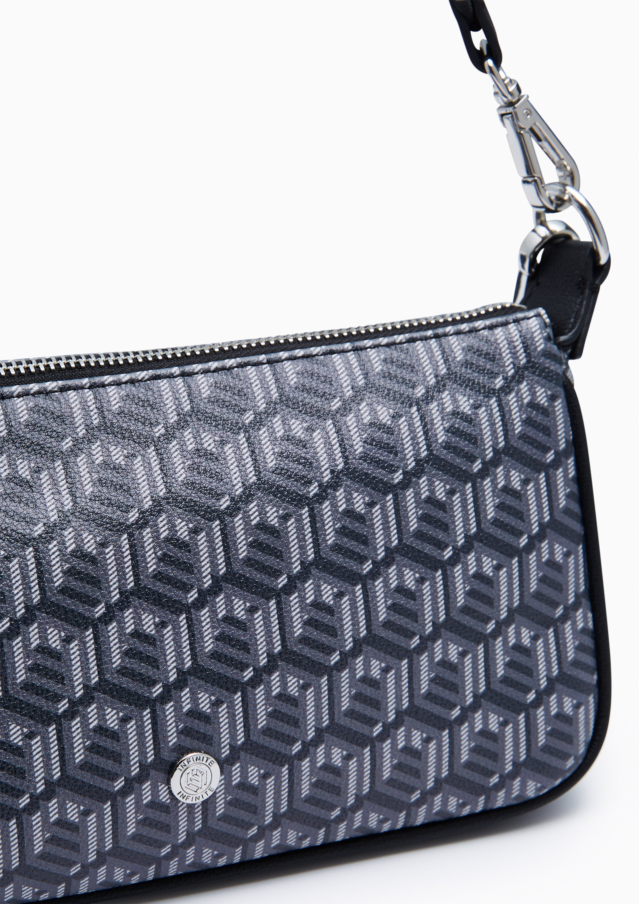 Zoll Infinite Zip Pouch Crossbody Bag Black
