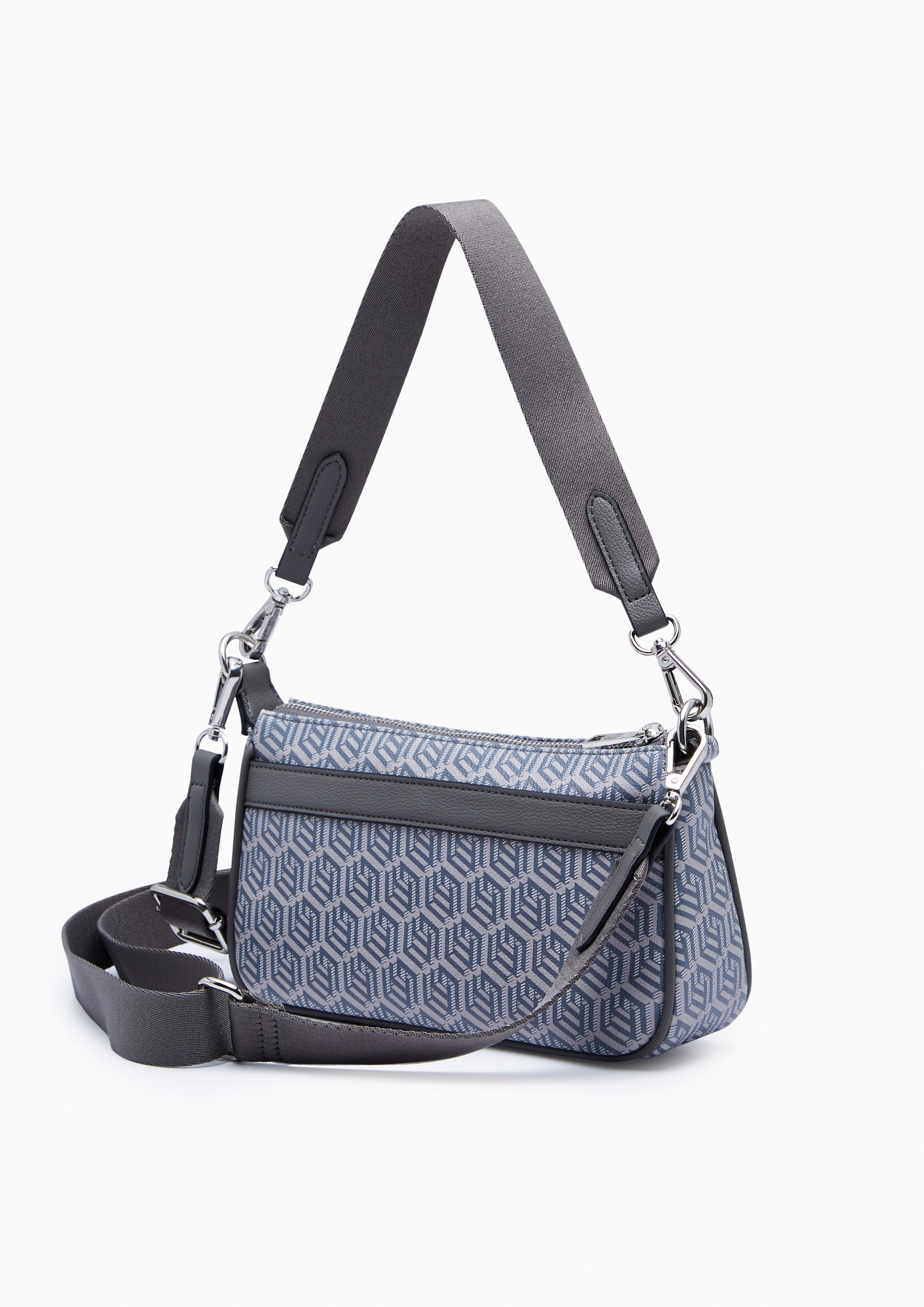 Zoll Infinite Zip Pouch Crossbody Bag Grey