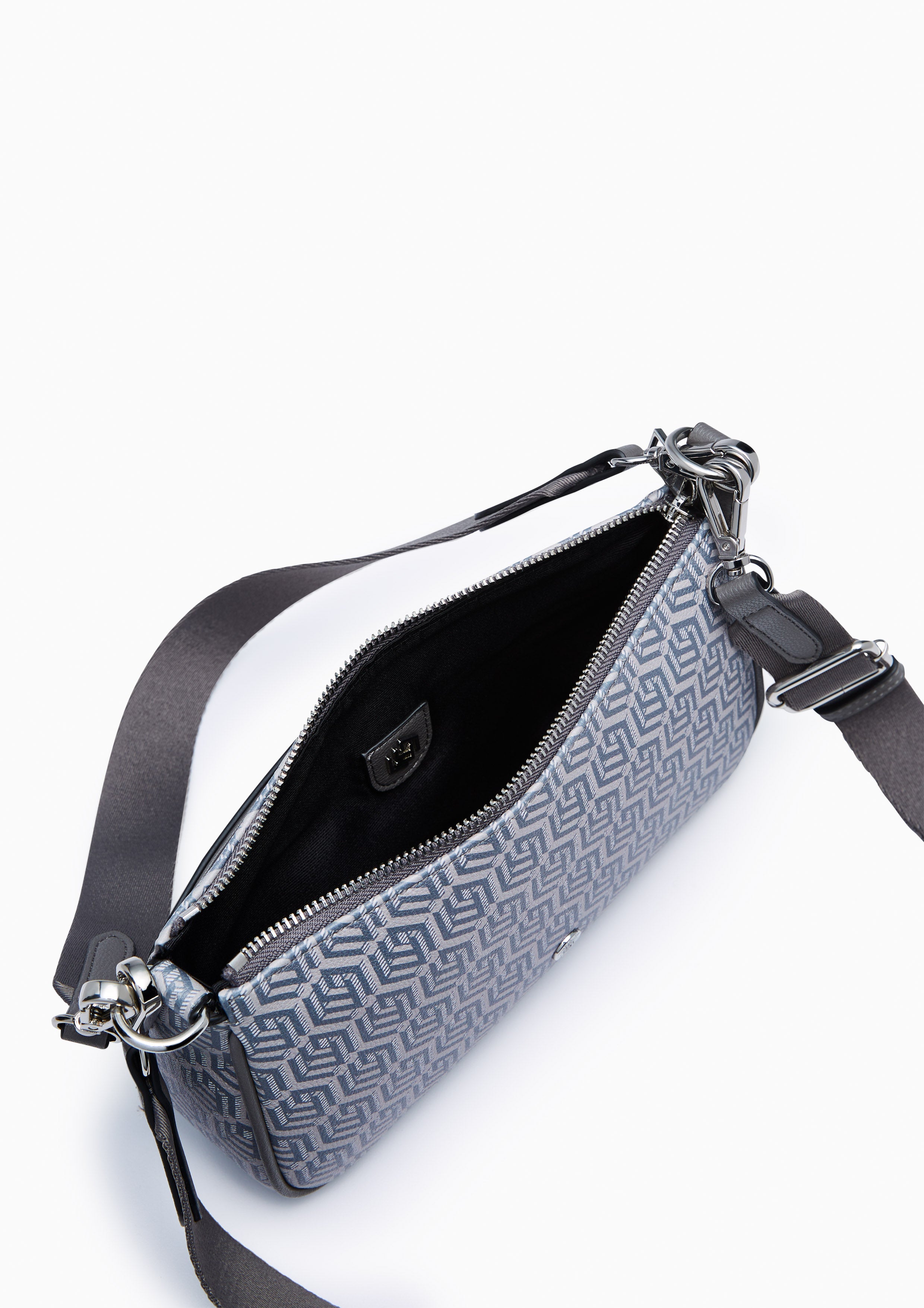 Zoll Infinite Zip Pouch Crossbody Bag Grey