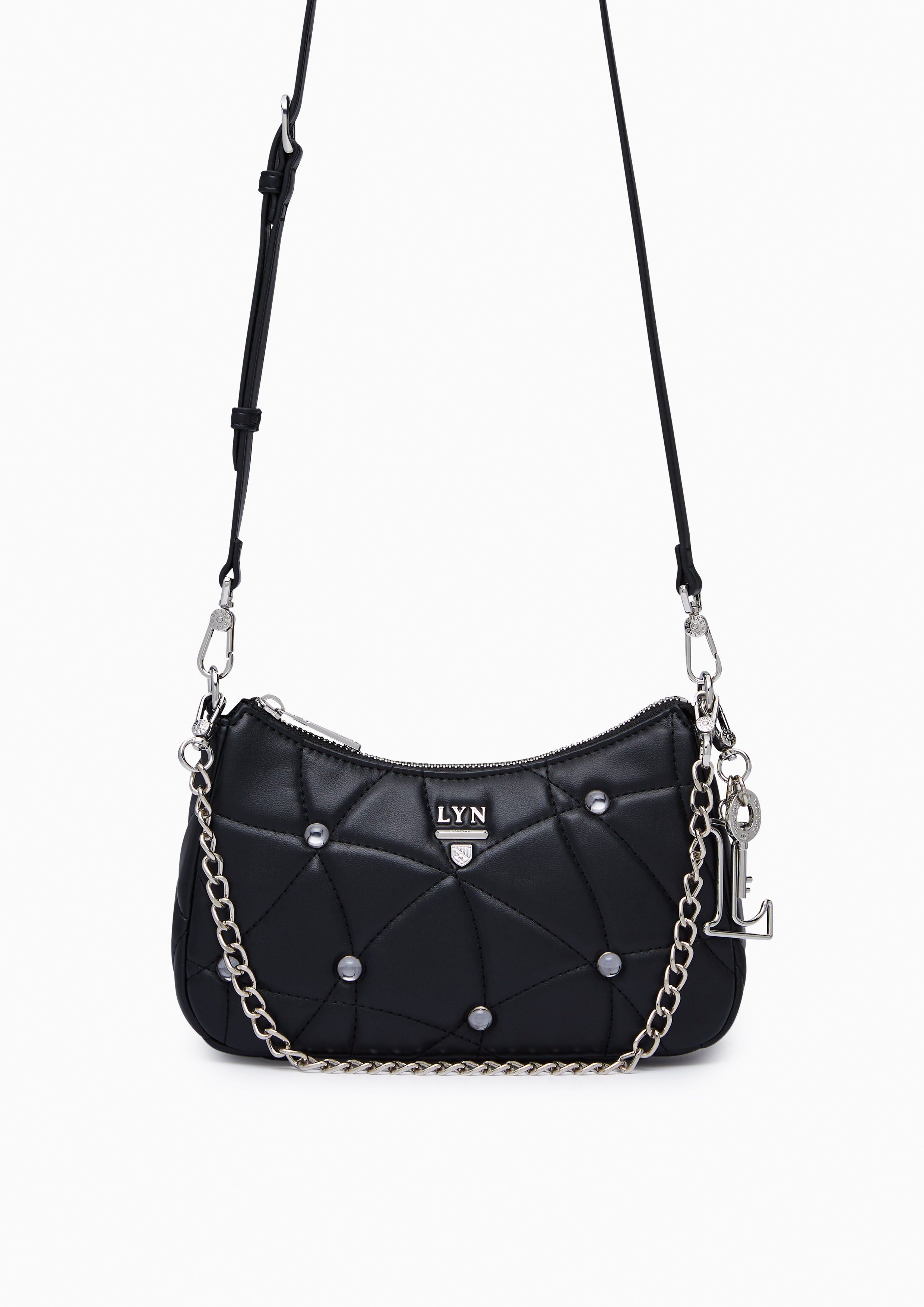 Tricia Avant Quilted Shoulder Bag Black