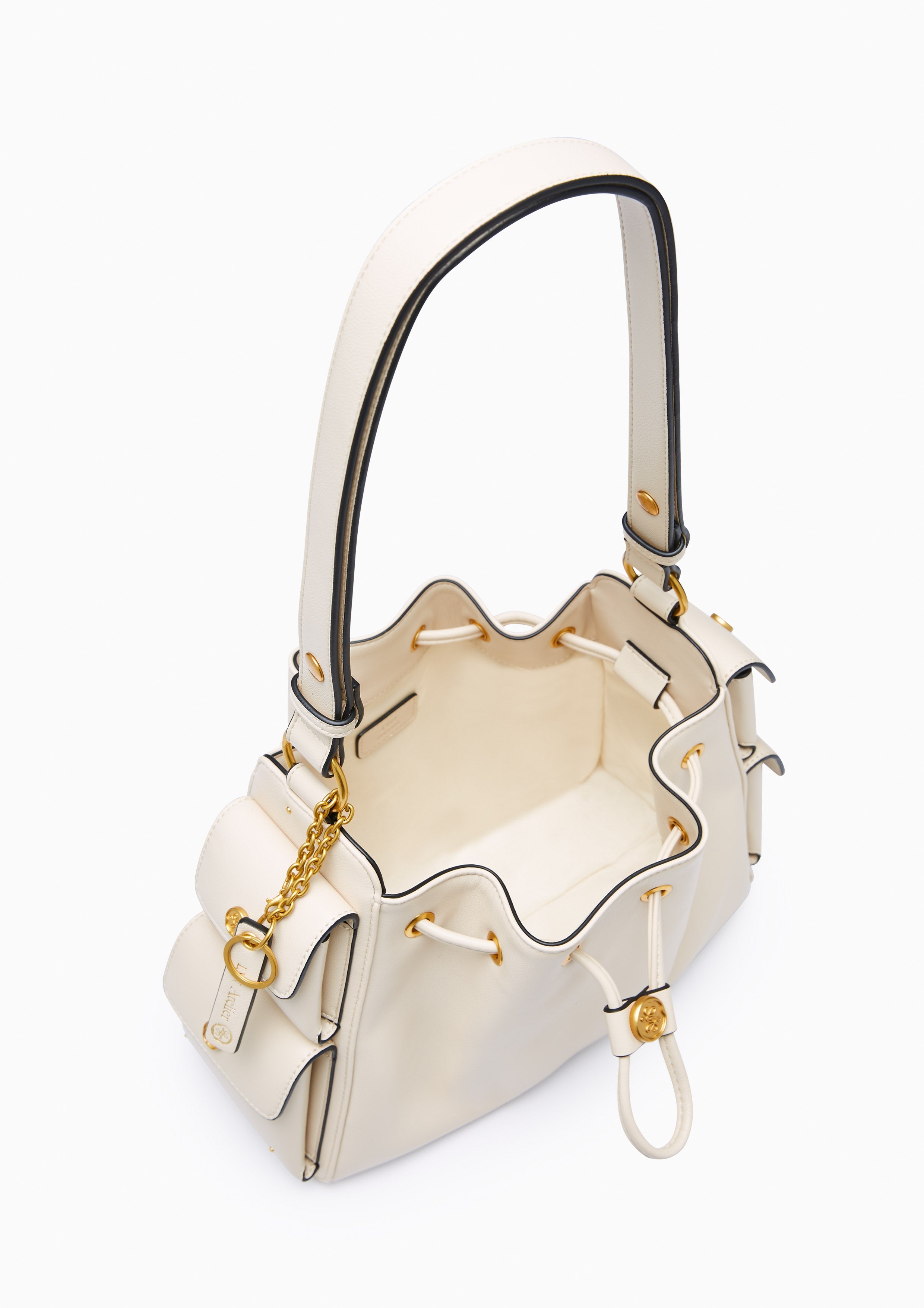 Atelier M Bucket Bag Beige