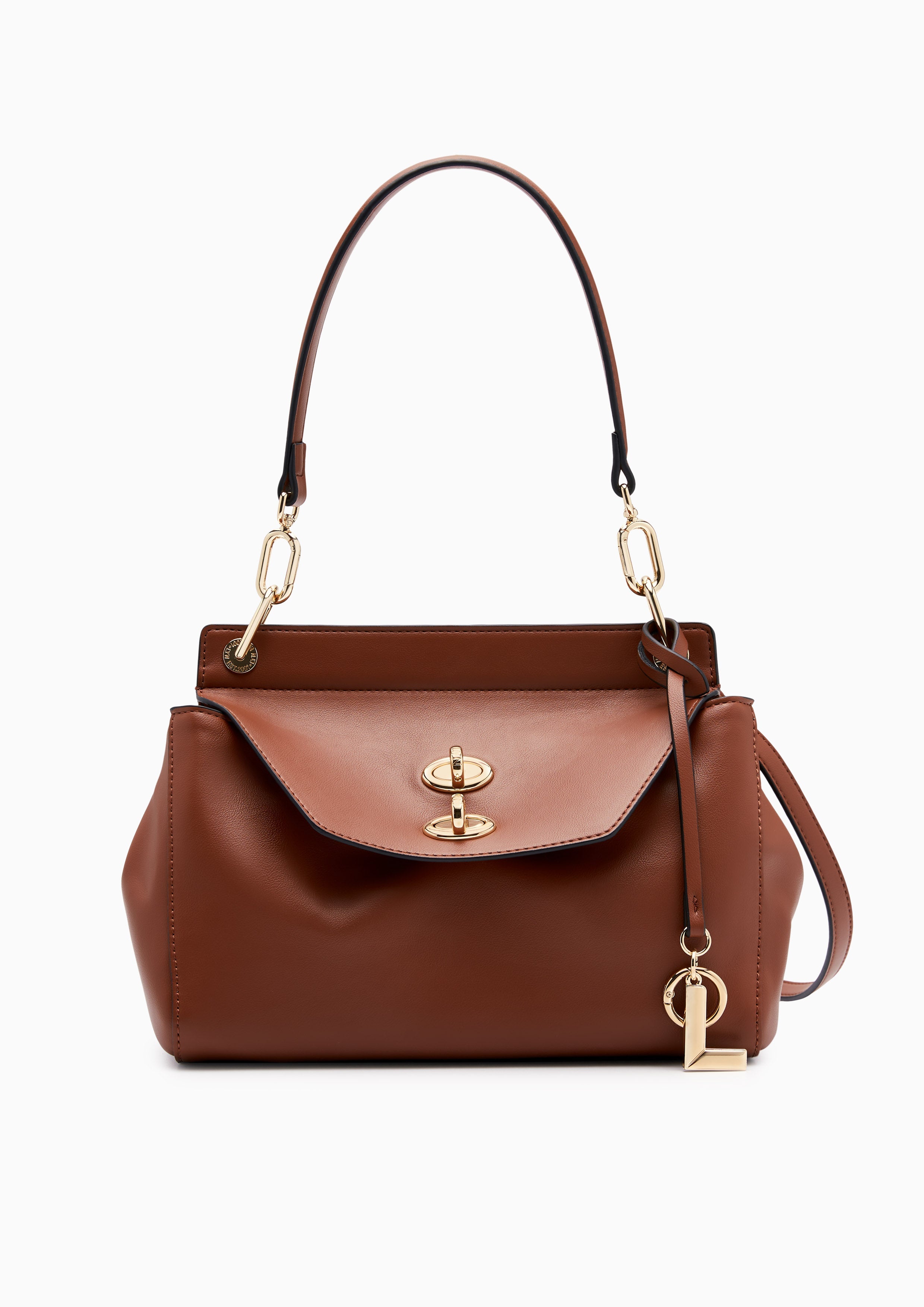Jardin S Top Handle Bag Brown