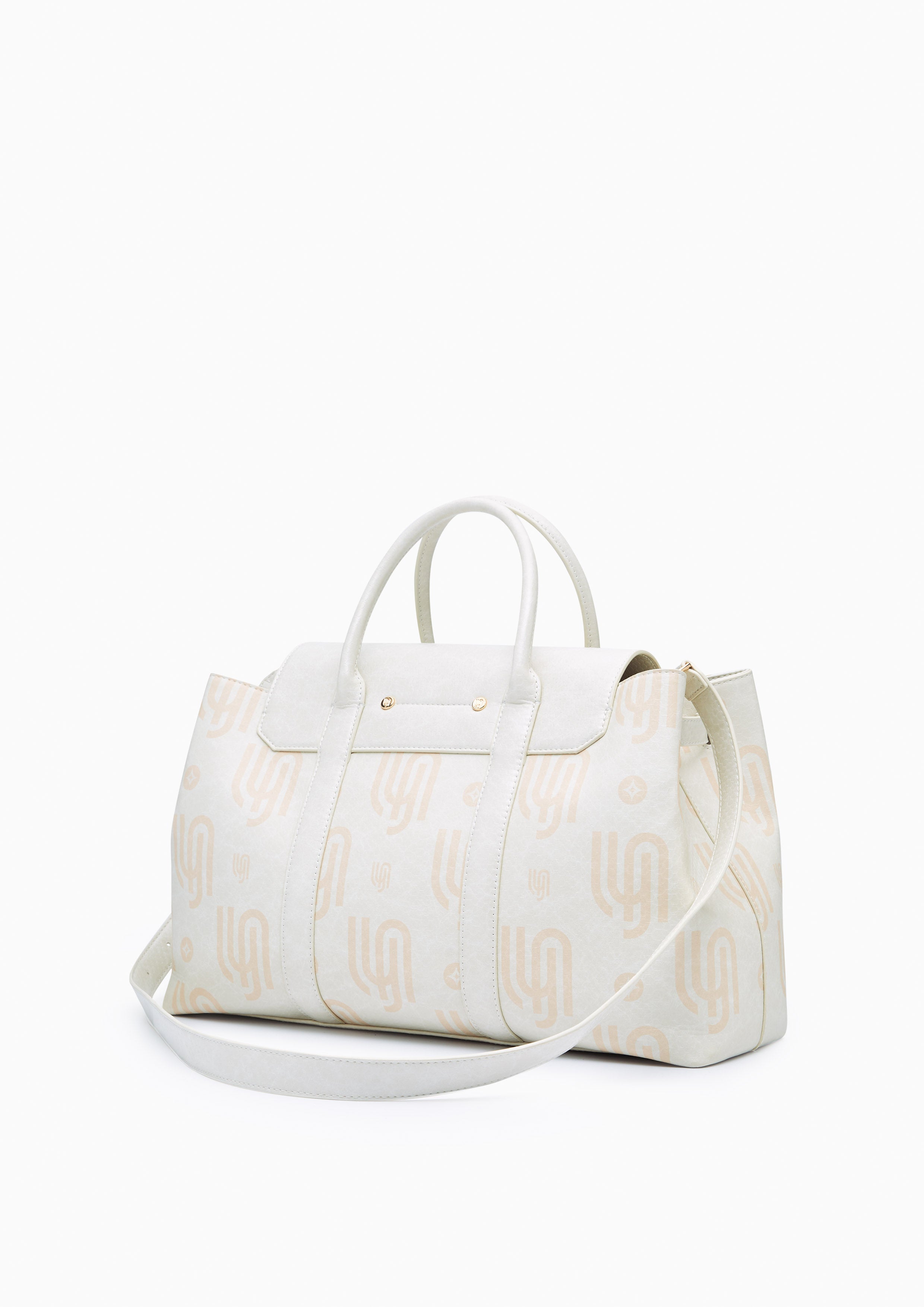 Britannia Infinite Shoulder Bag Printed Ivory