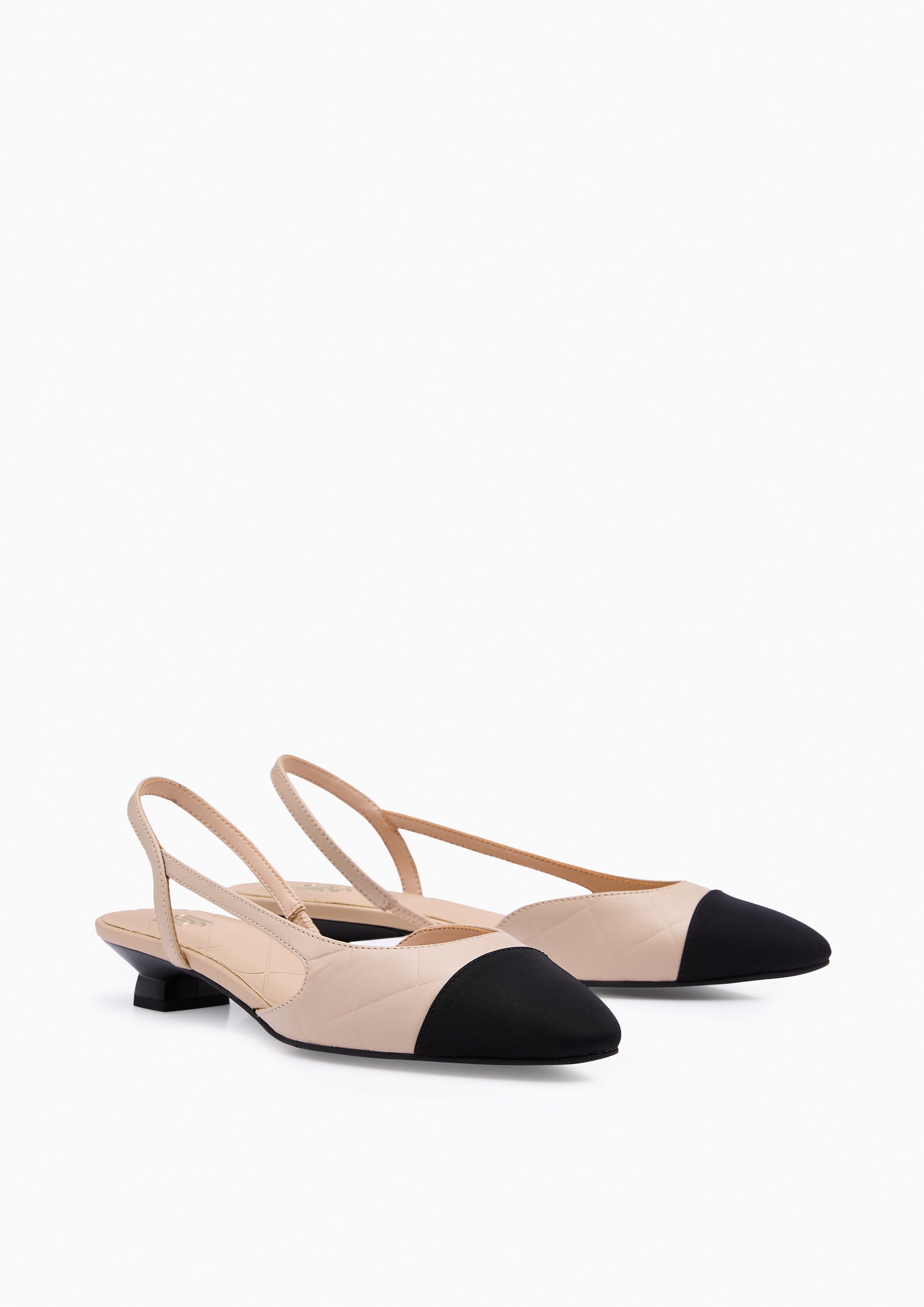 Lucia Infinite Slingback Shoes Beige