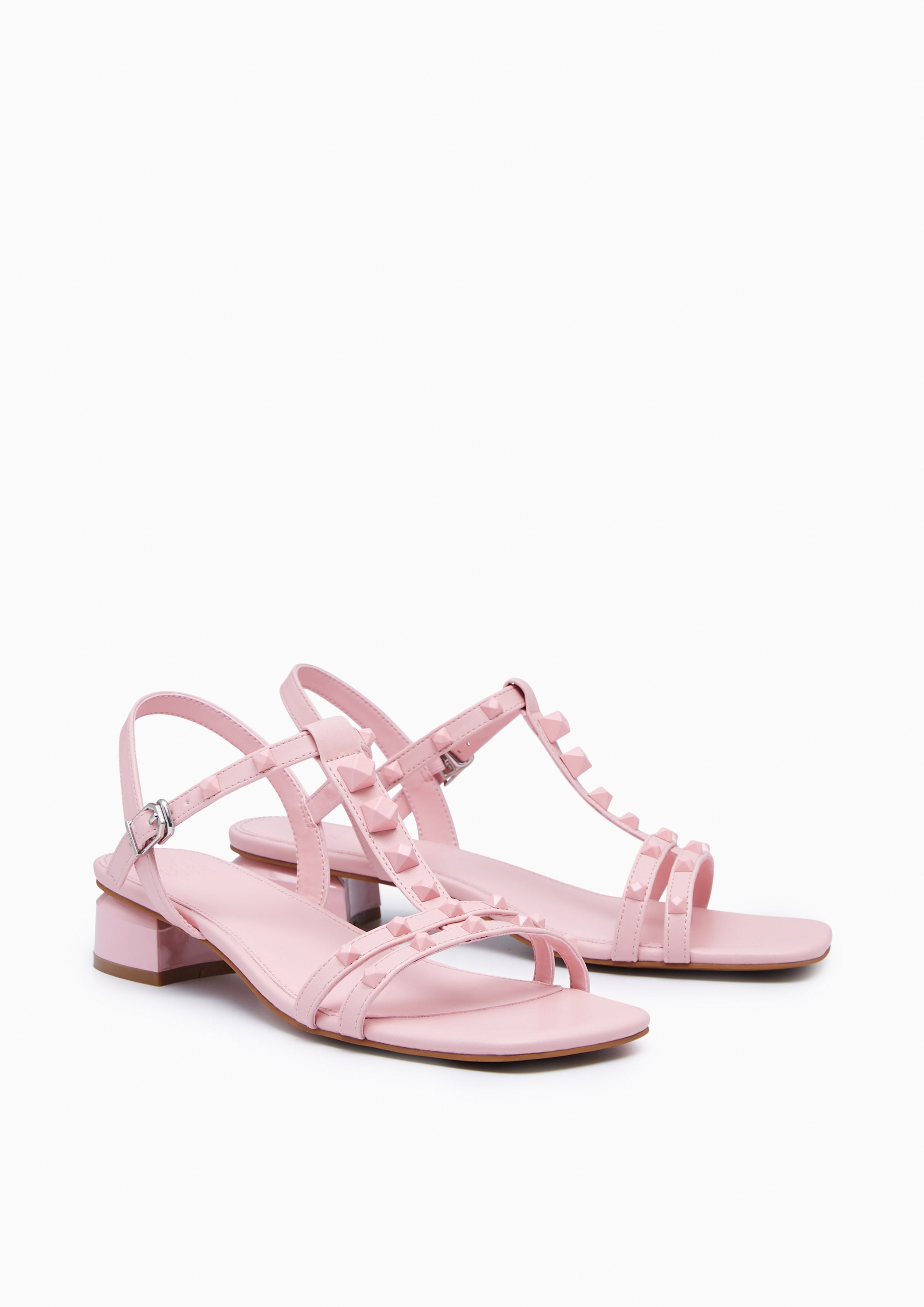 Primo Low Heel Sandals Light Pink