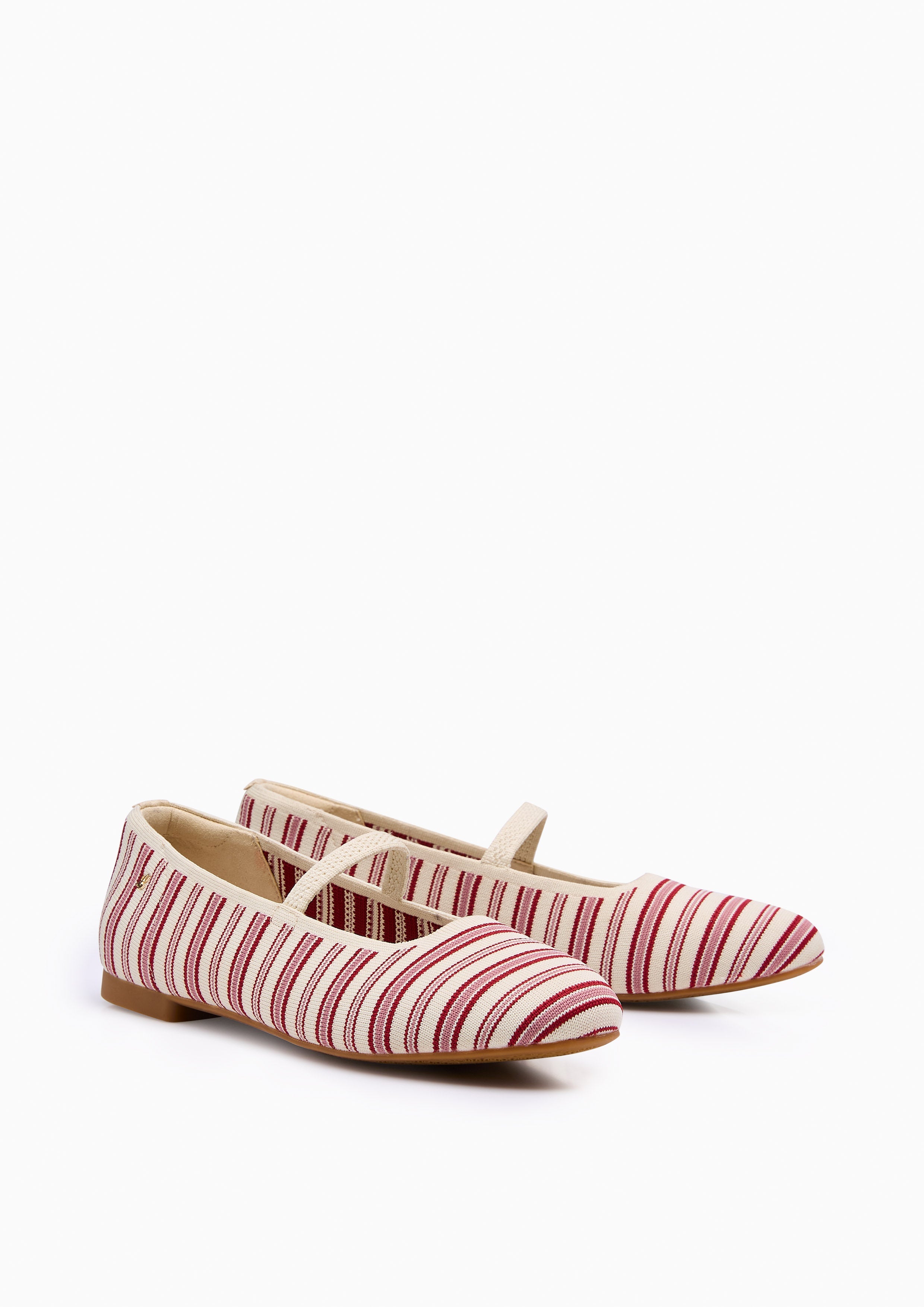 Gloria Mary Jane Flats Red