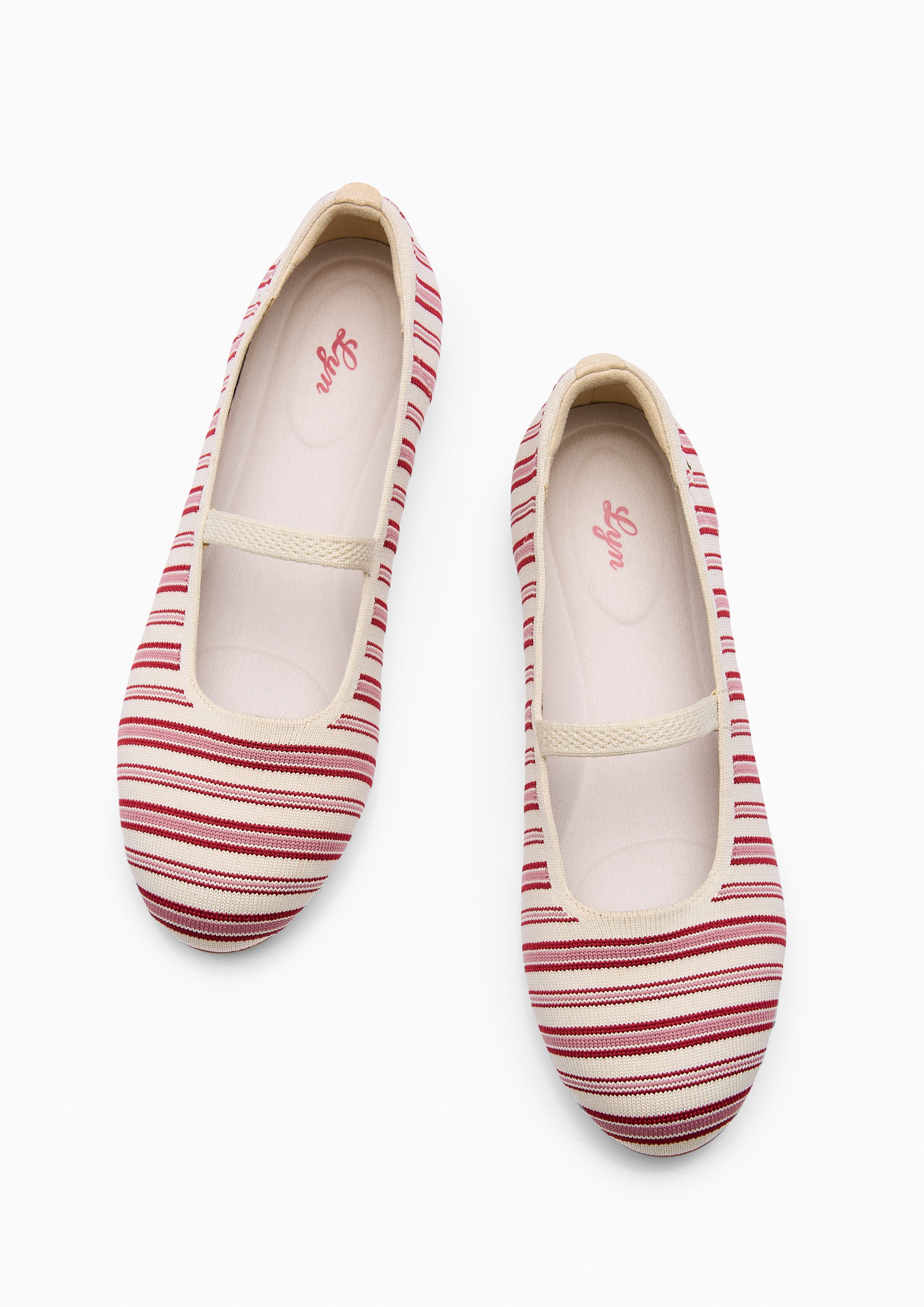 Gloria Mary Jane Flats Red