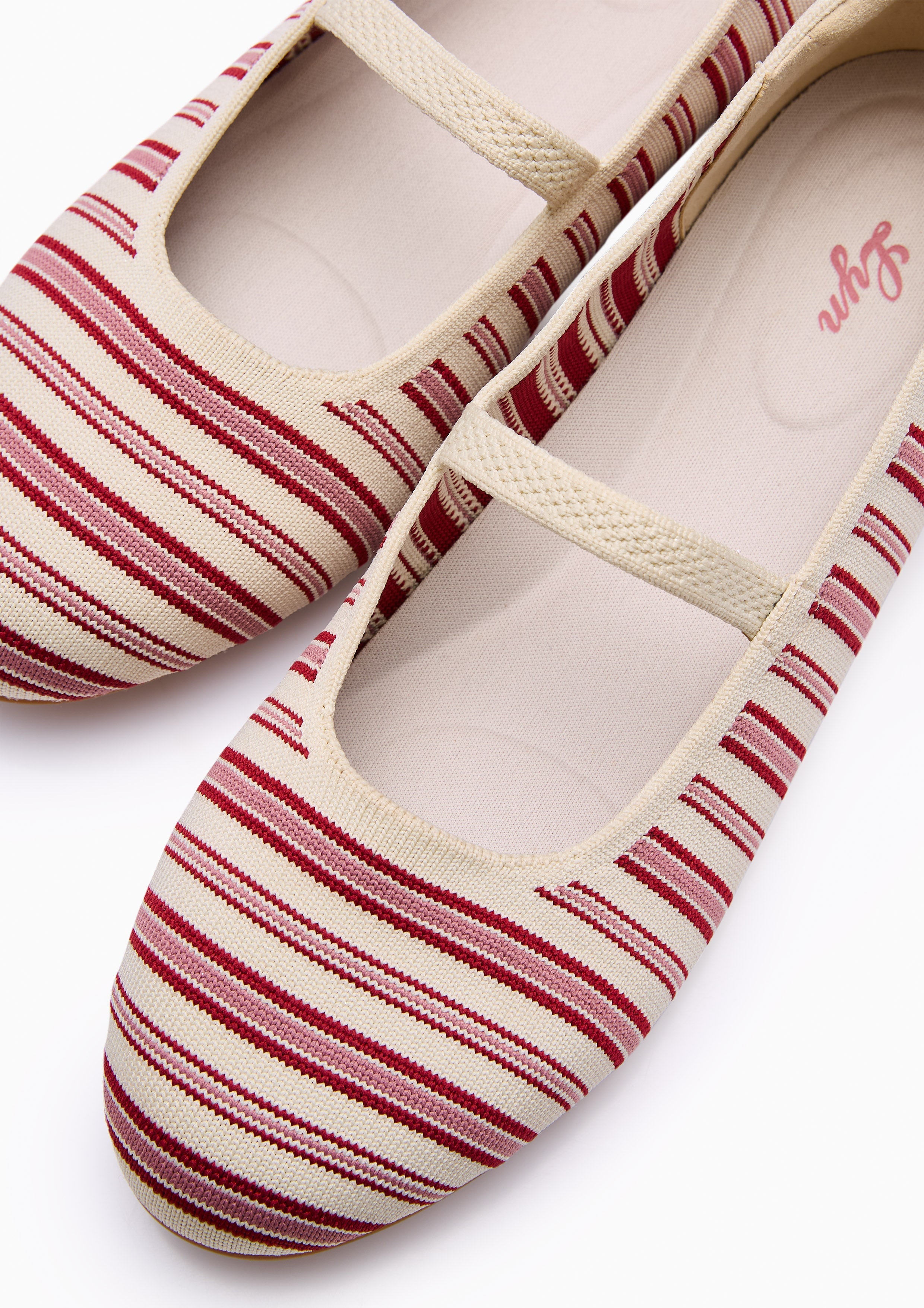 Gloria Mary Jane Flats Red