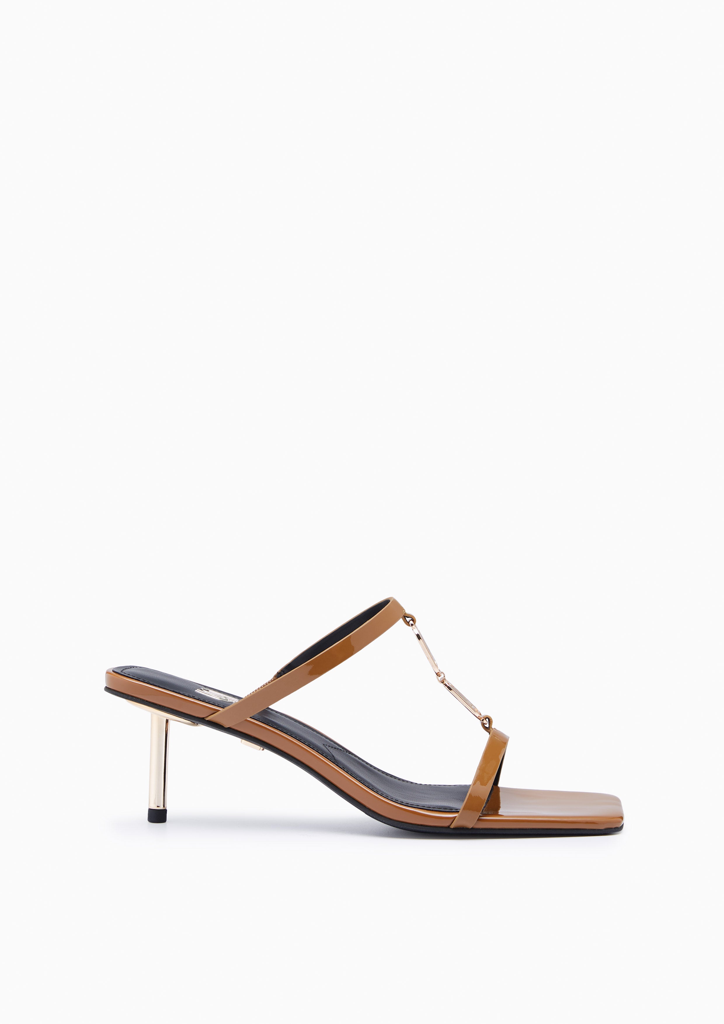 Grey Infinite Heels Brown