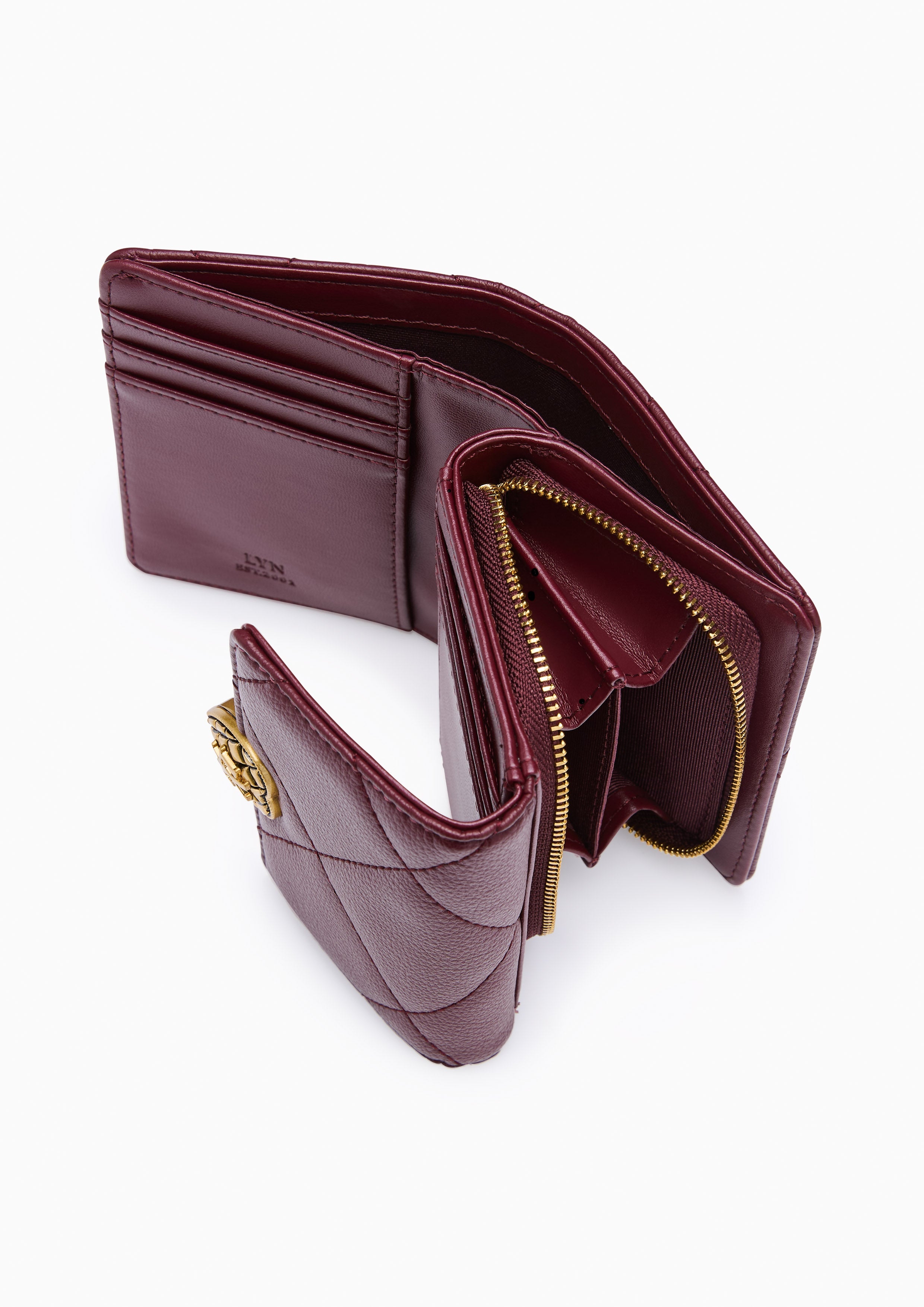 Casey Wallet Dark Red