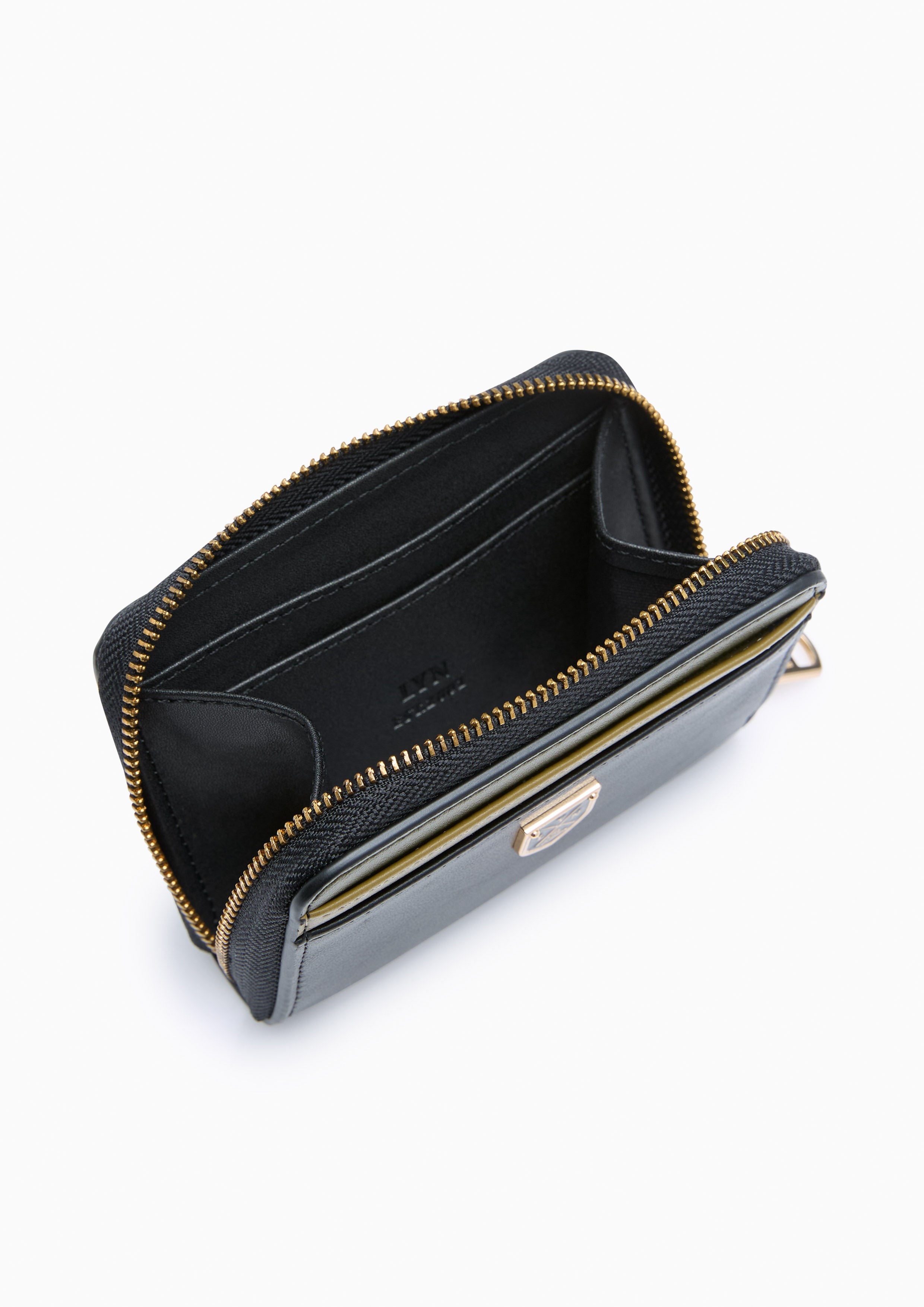 Re-Edit Mustang Short Zip Wallet Black