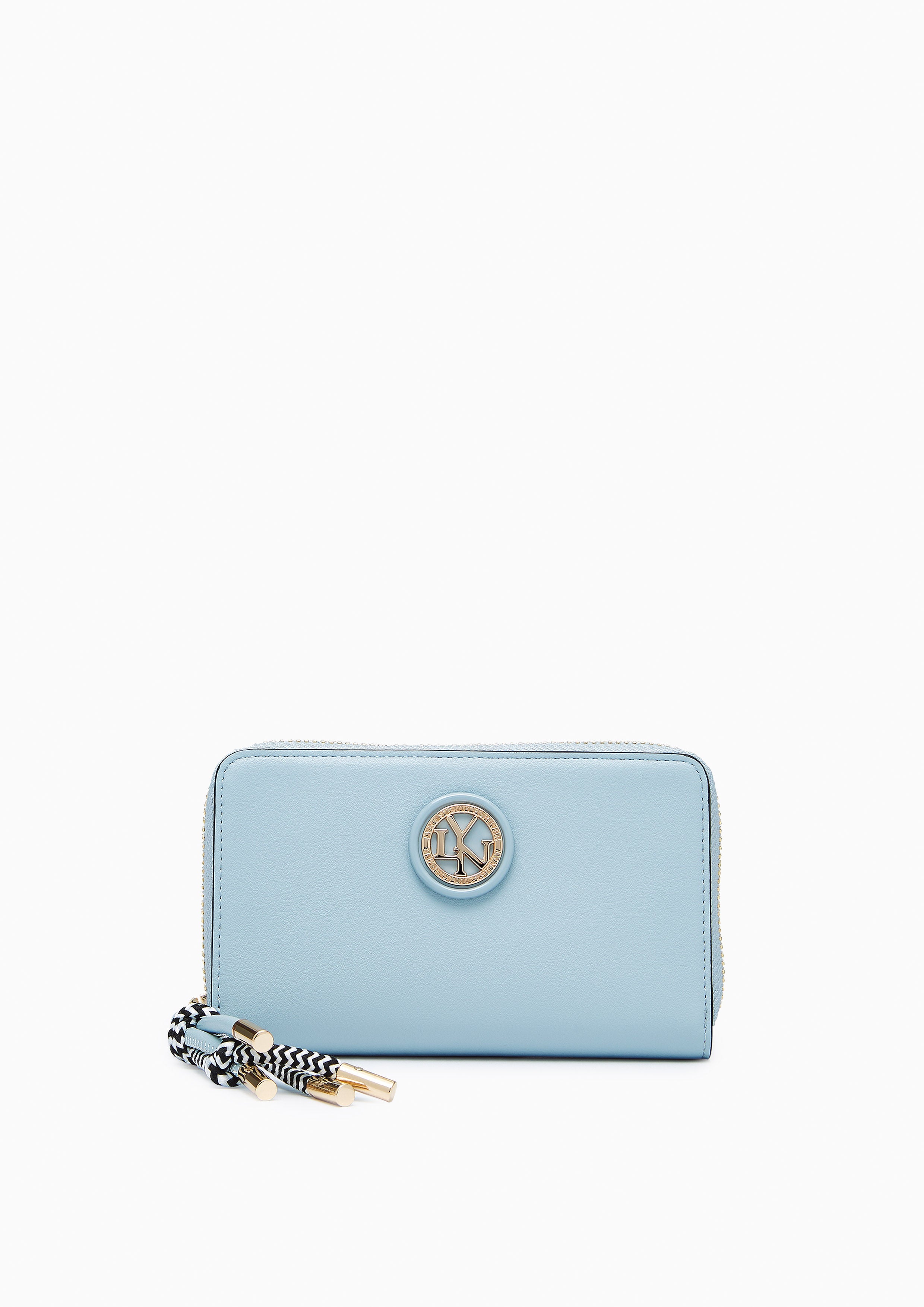 Lola Zip Semi Wallet Blue