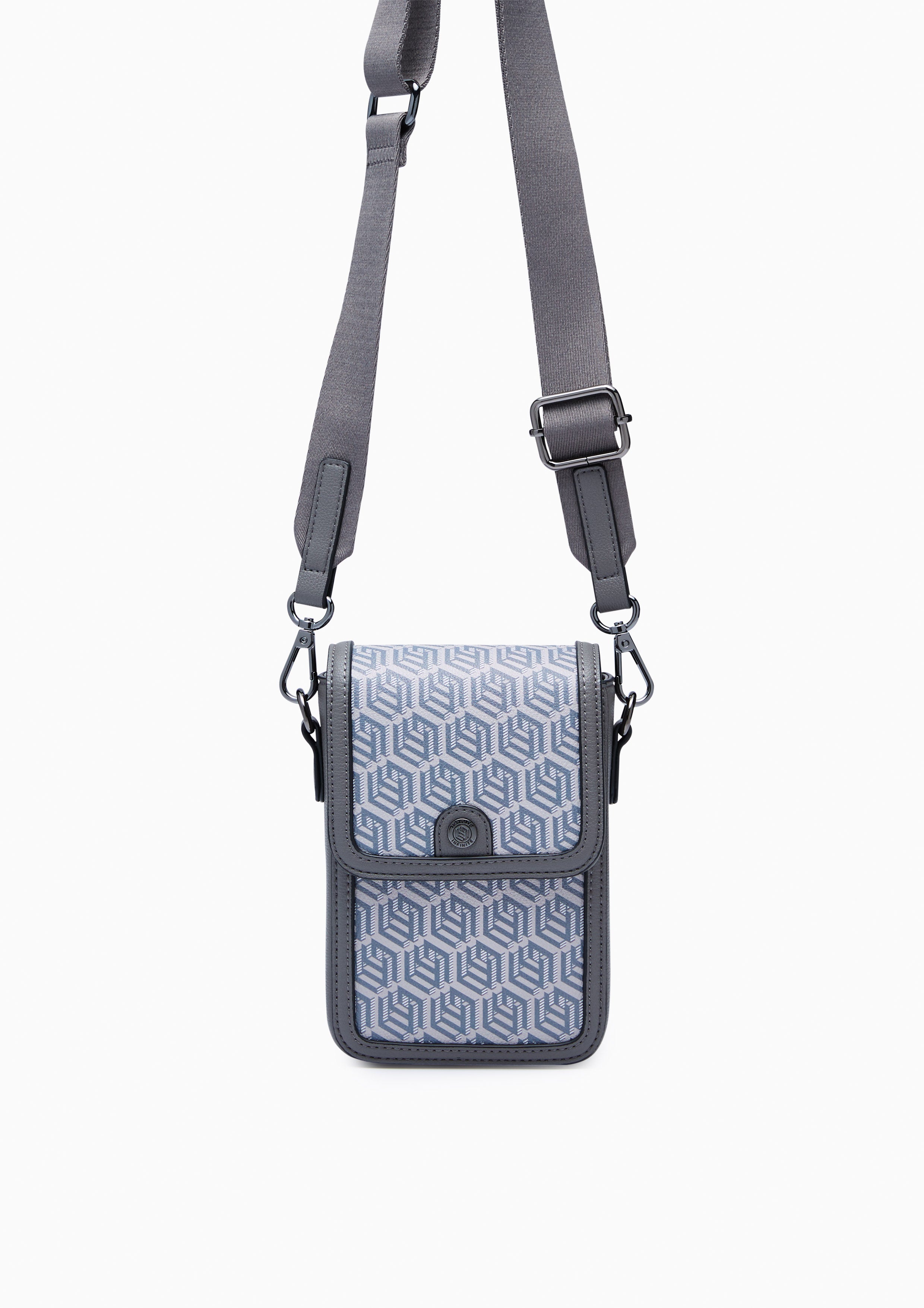 Zoll Infinite Vertical Crossbody Bag Grey