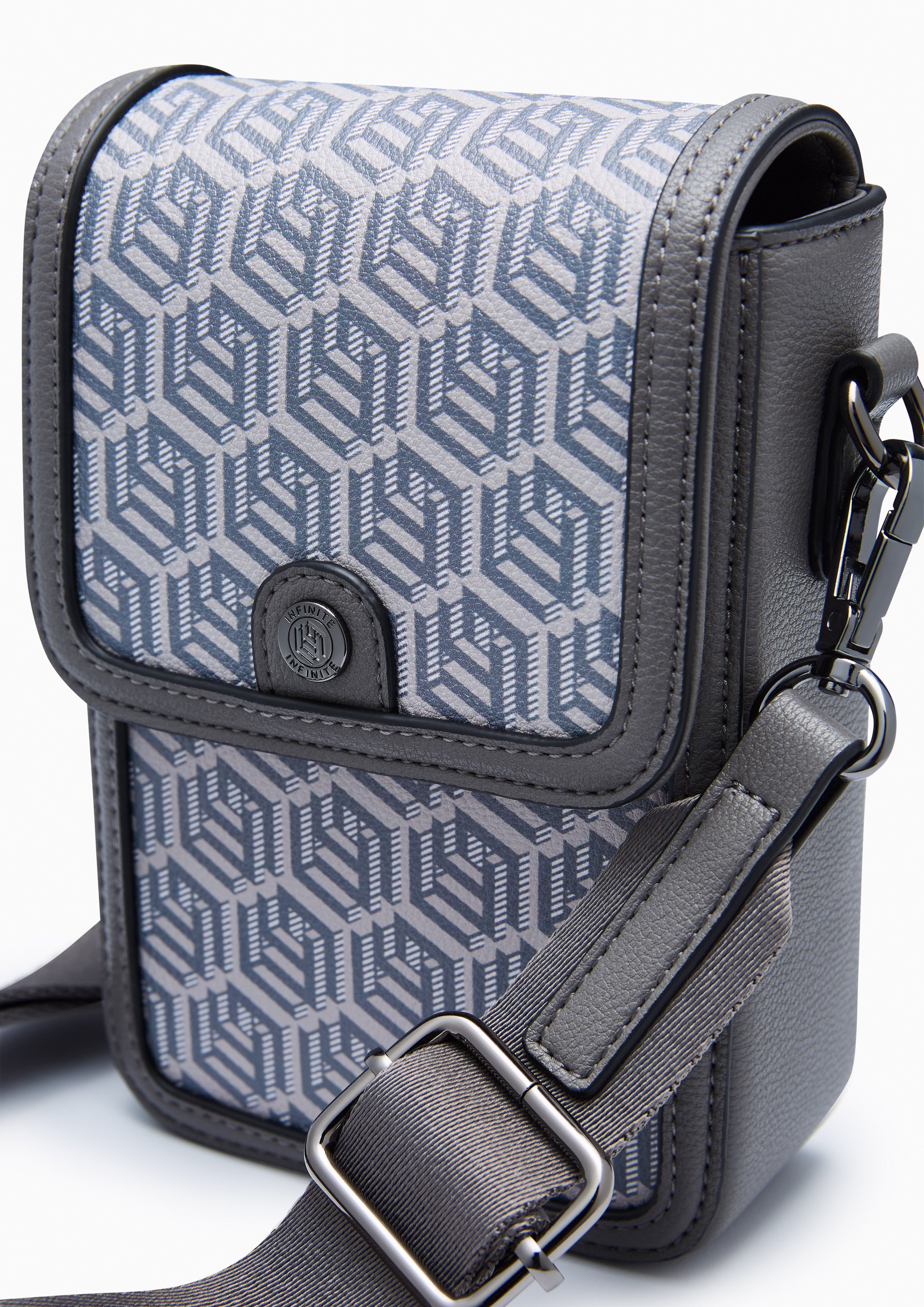 Zoll Infinite Vertical Crossbody Bag Grey