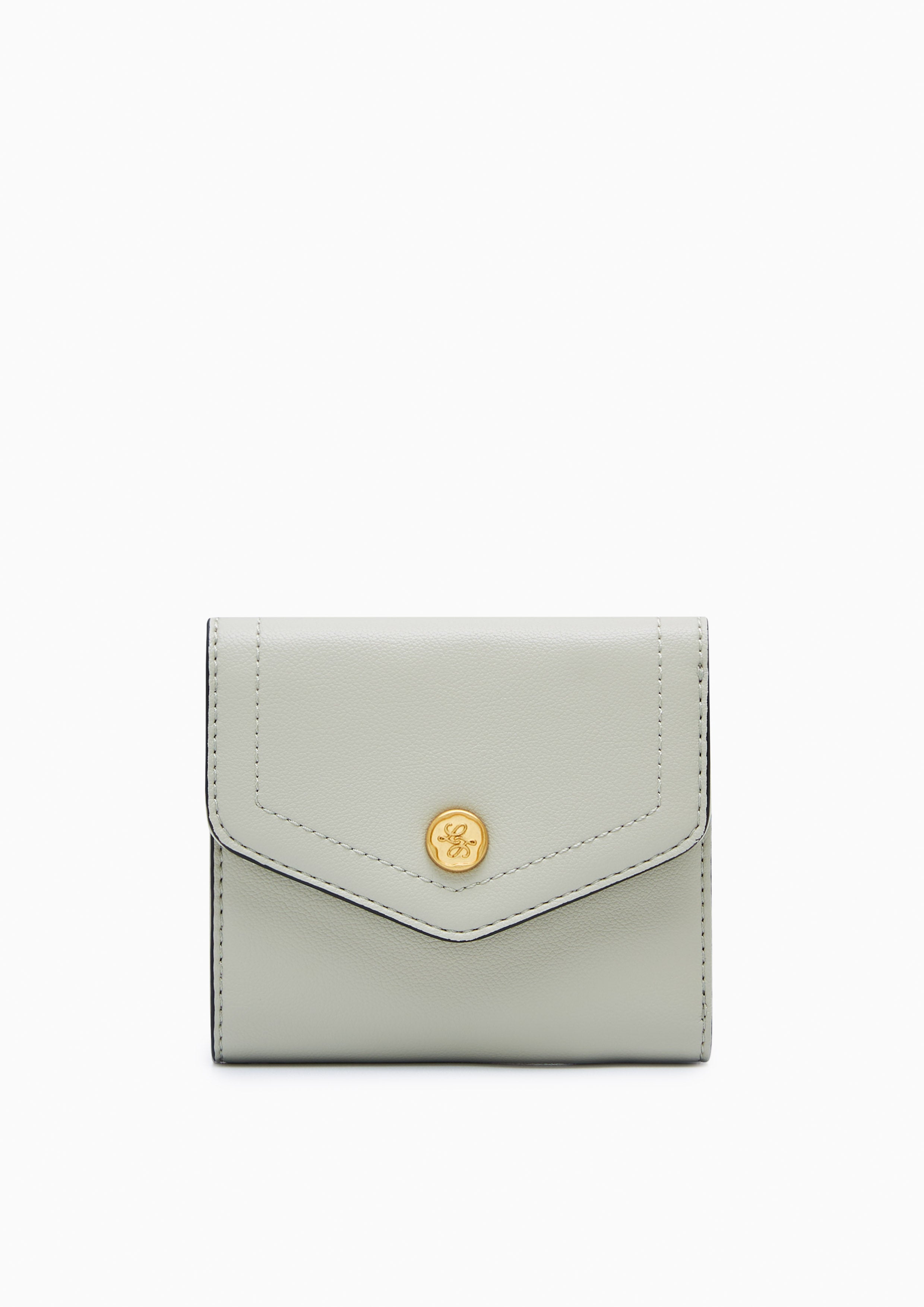 Atelier Short Flap Wallet Grey