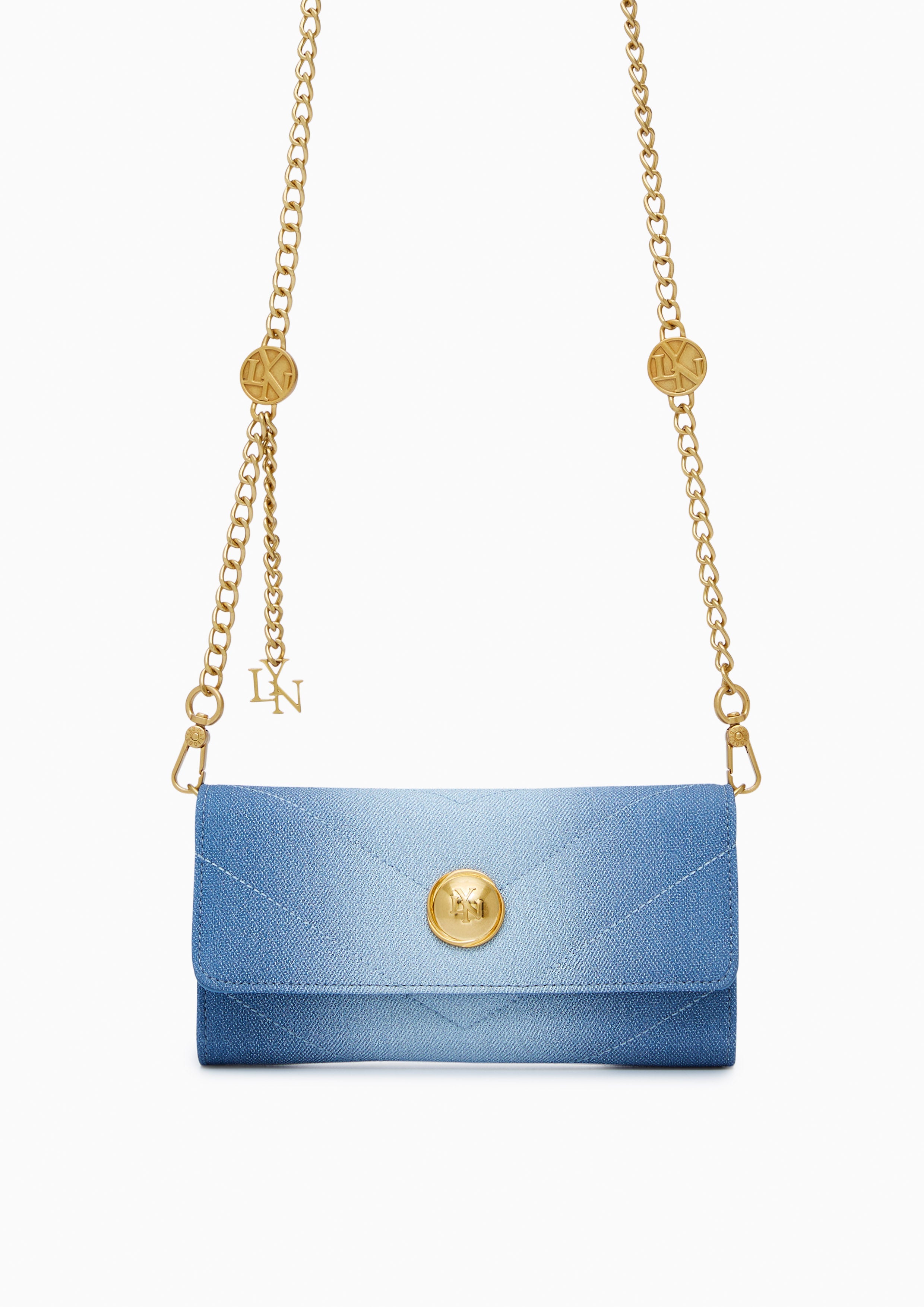 Starita Long Wallet On Chain Blue