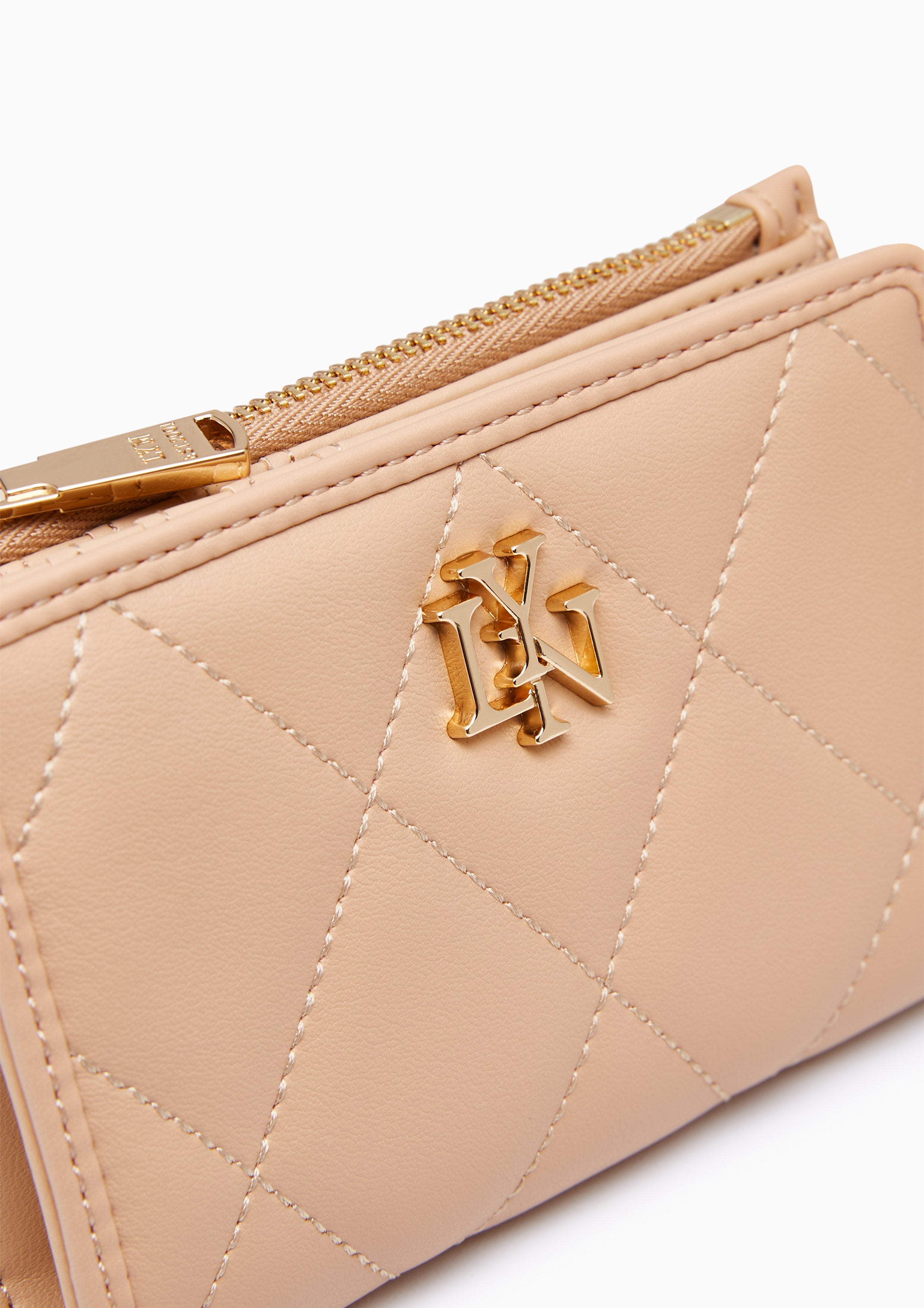 Becky Short Wallet Beige
