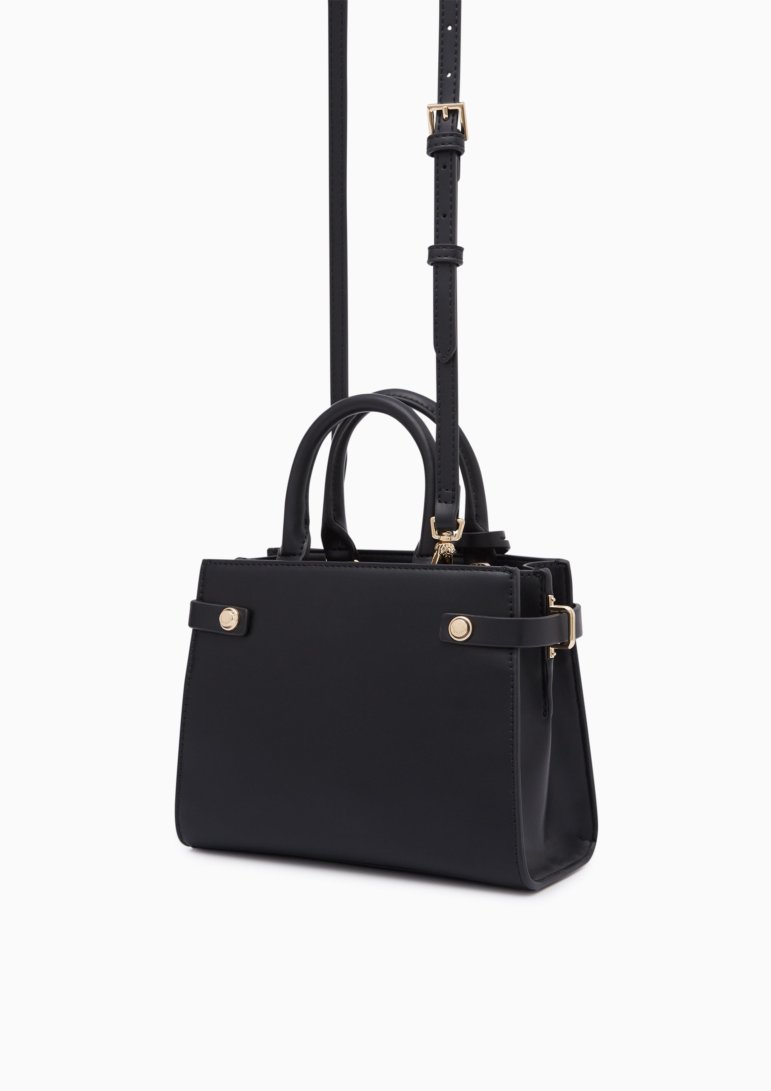 Fineness Re-Edit S Top Handle Bag Black