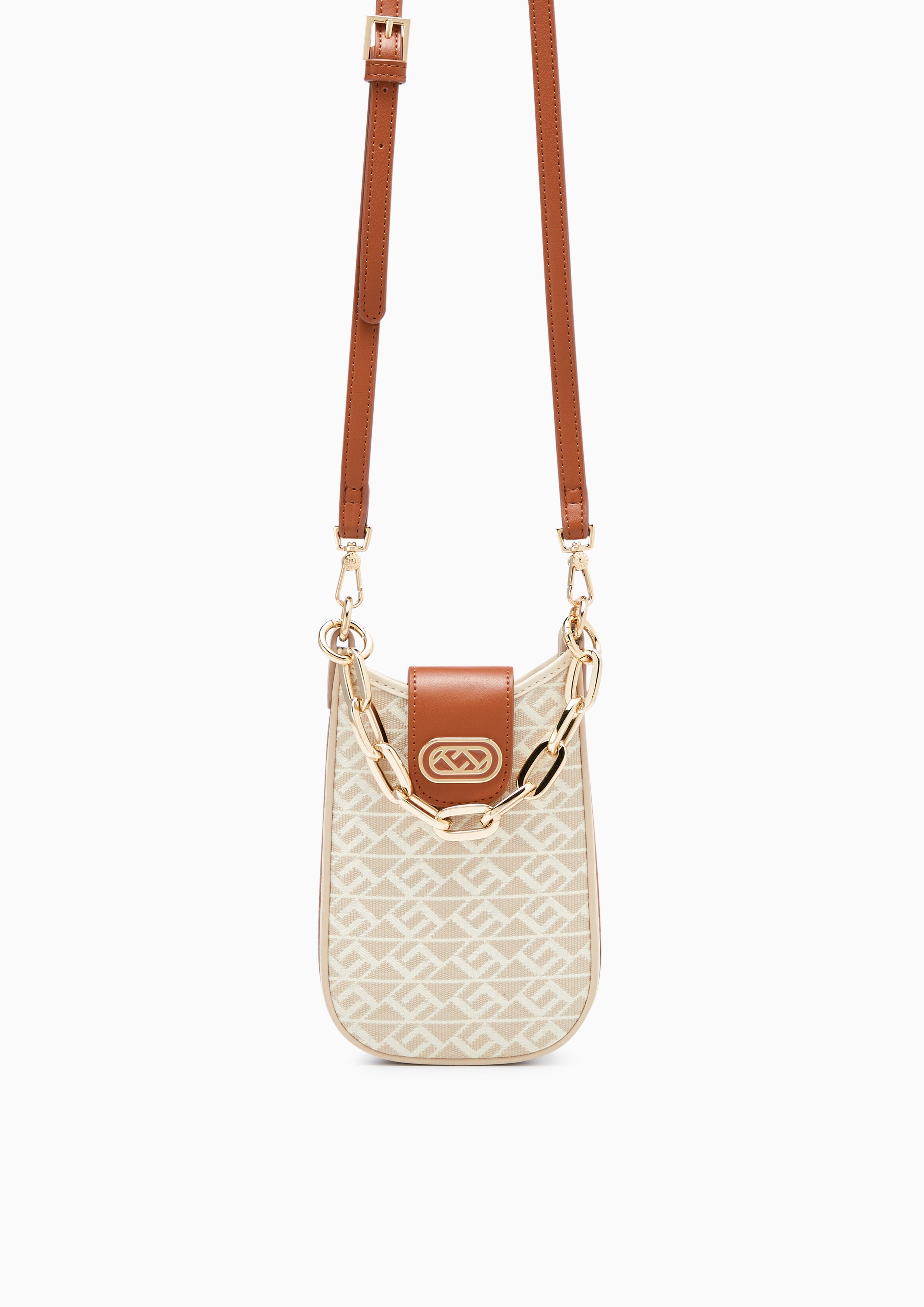 Monas Canvas Mobile Wallet Beige