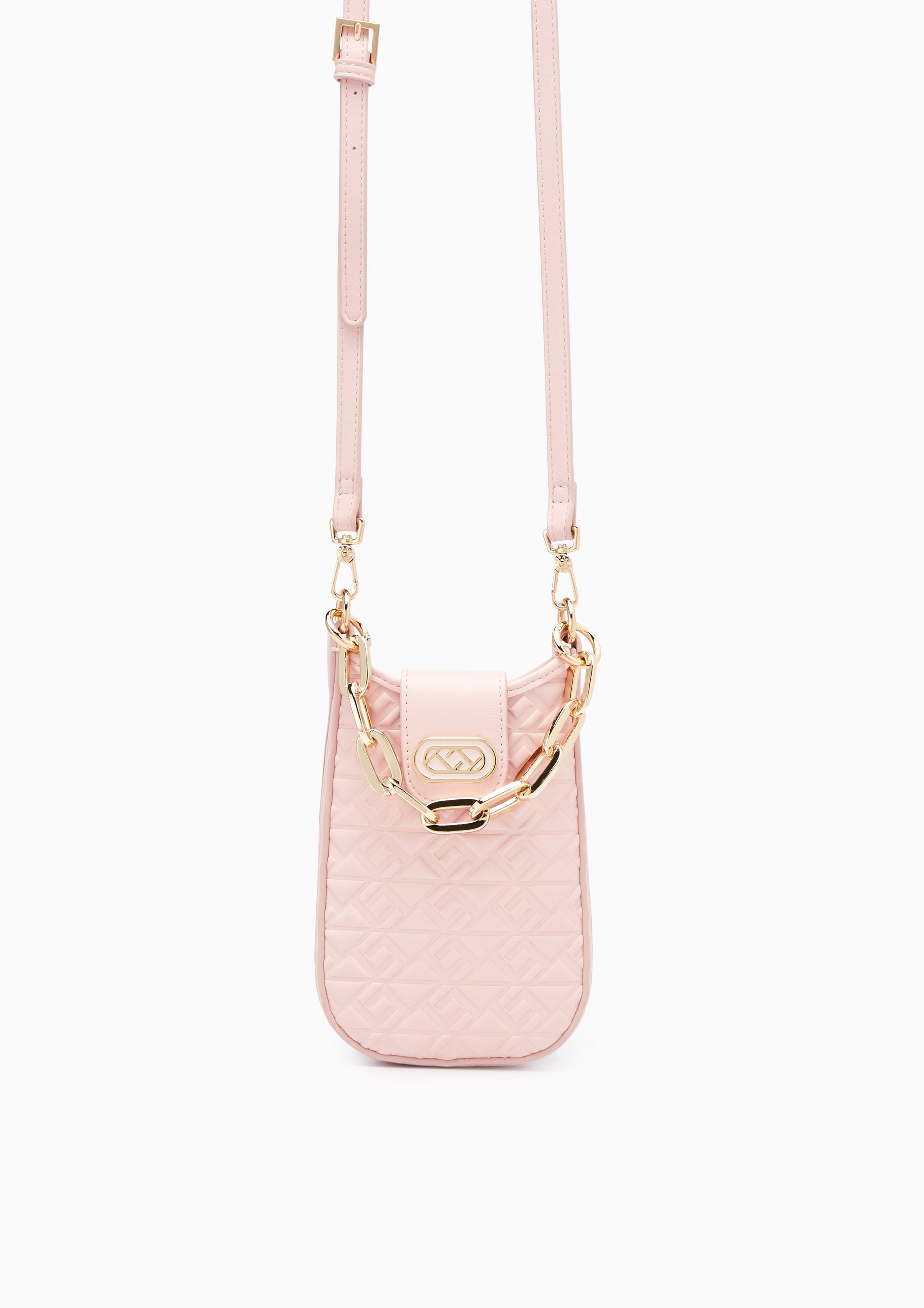 Monas Canvas Mobile Wallet Light Pink