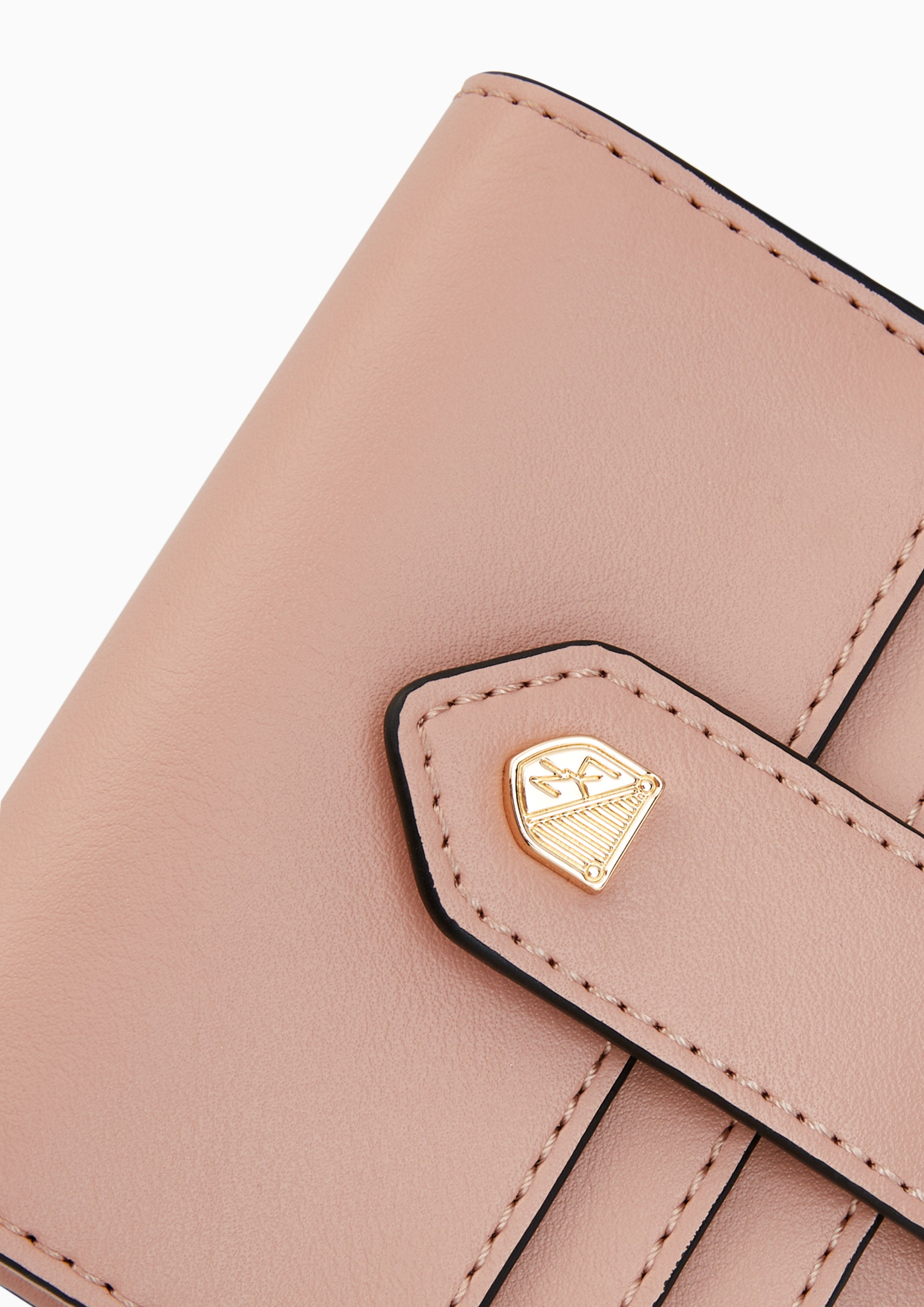 Re-Edit Marble Semi Short Wallet Nude