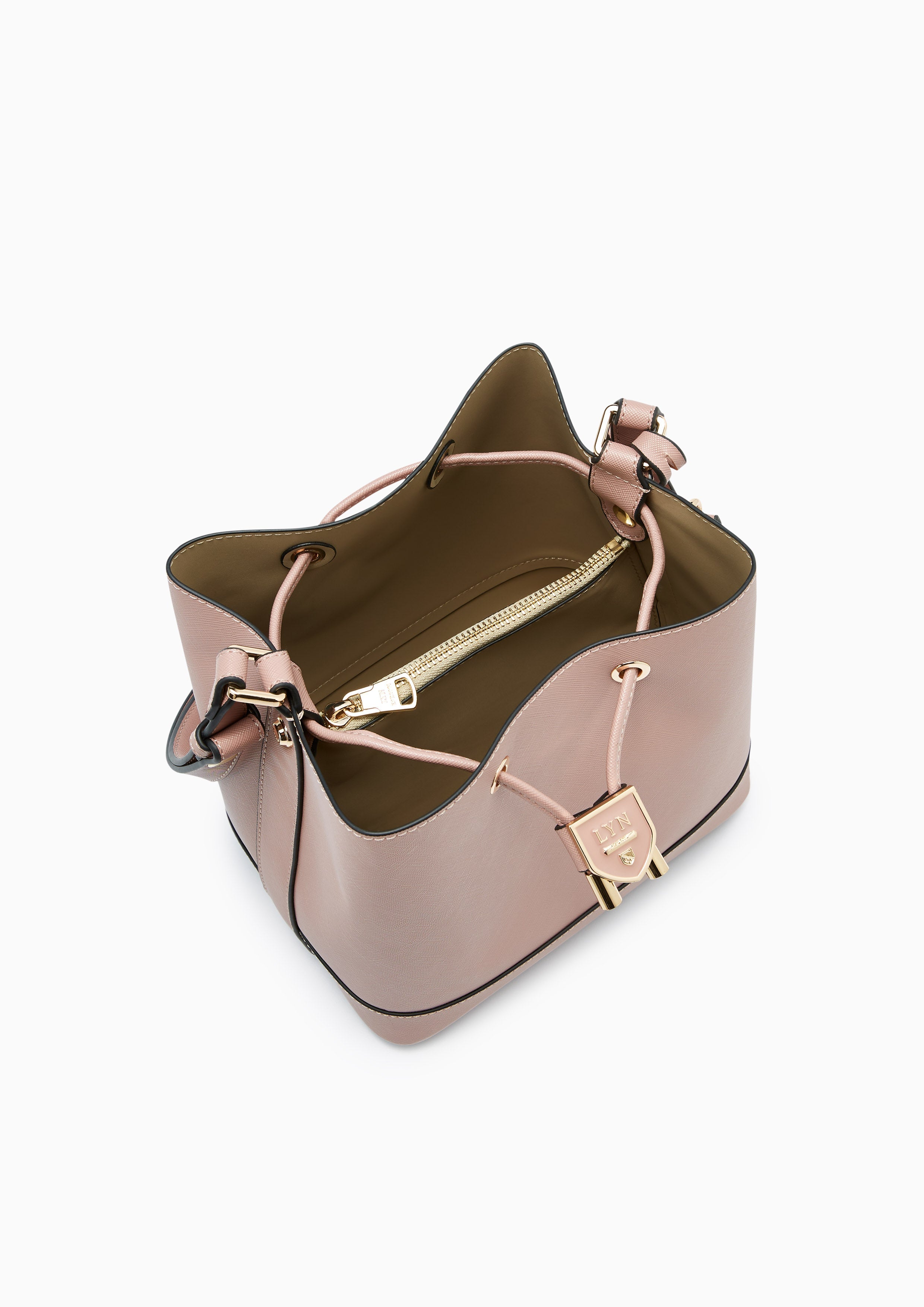 Carina Re-Edition M Bucket Bag Pink