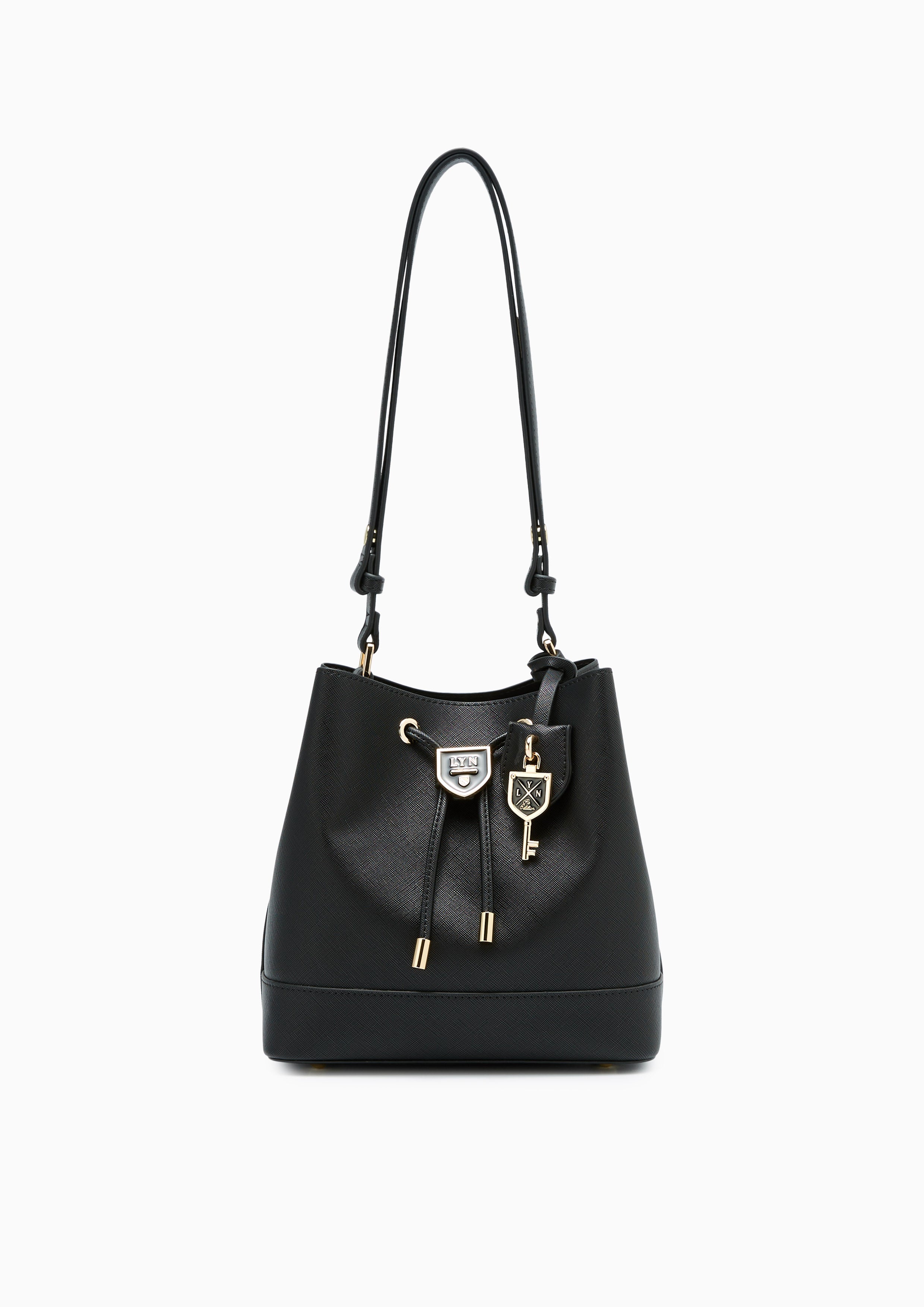 Carina Re-Edition M Bucket Bag Black