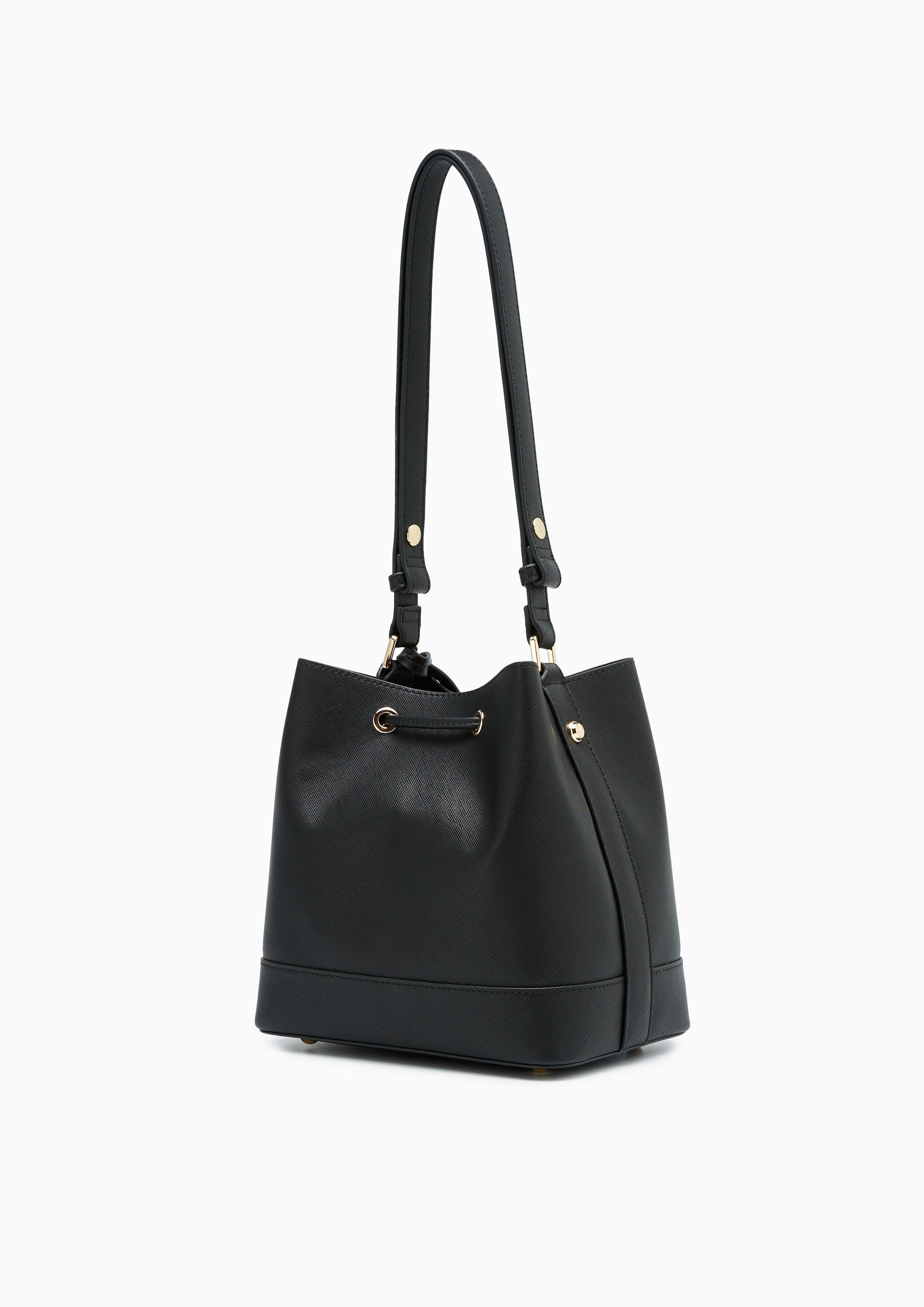 Carina Re-Edition M Bucket Bag Black