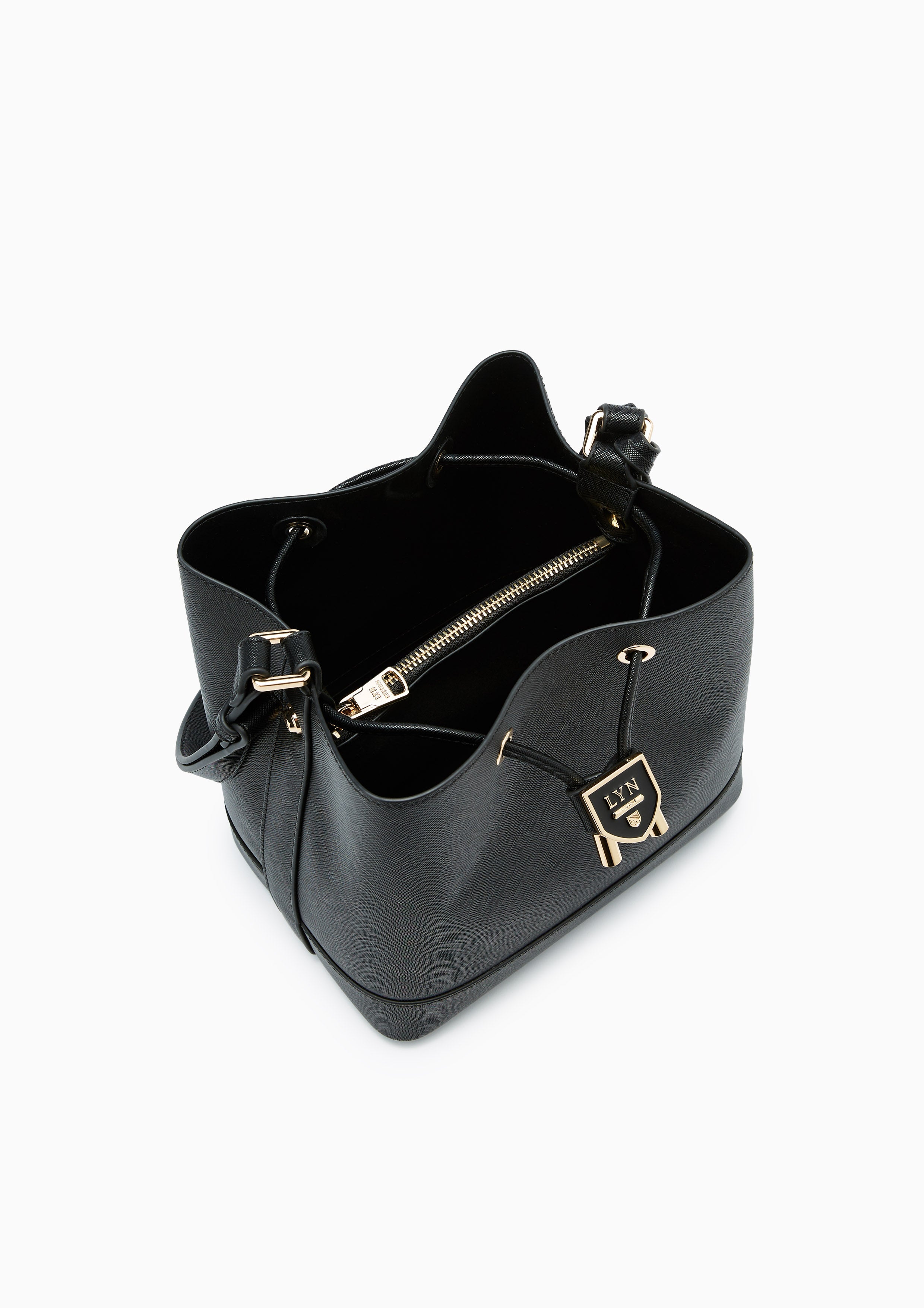Carina Re-Edition M Bucket Bag Black