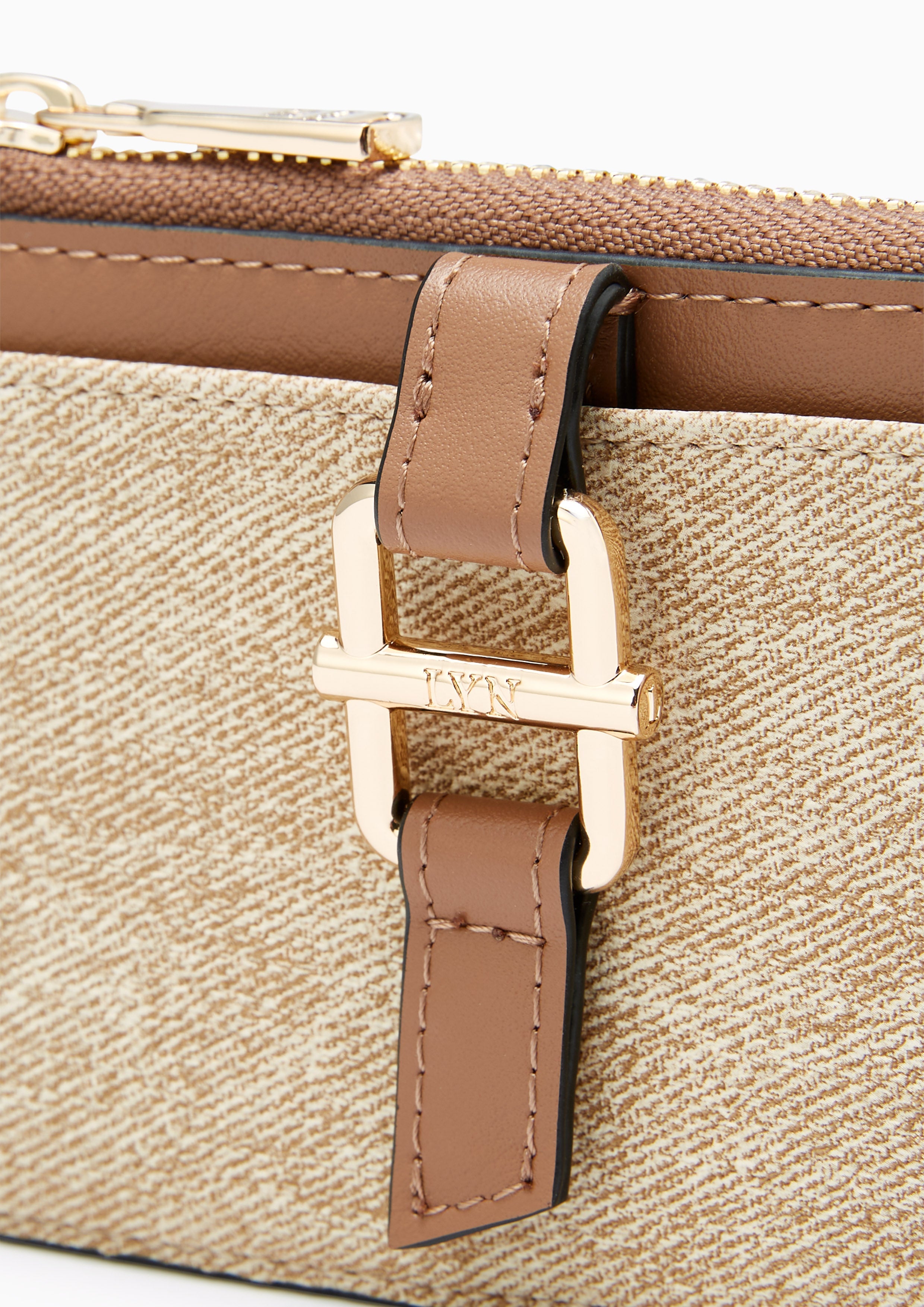 Nya Long Card Holder Brown