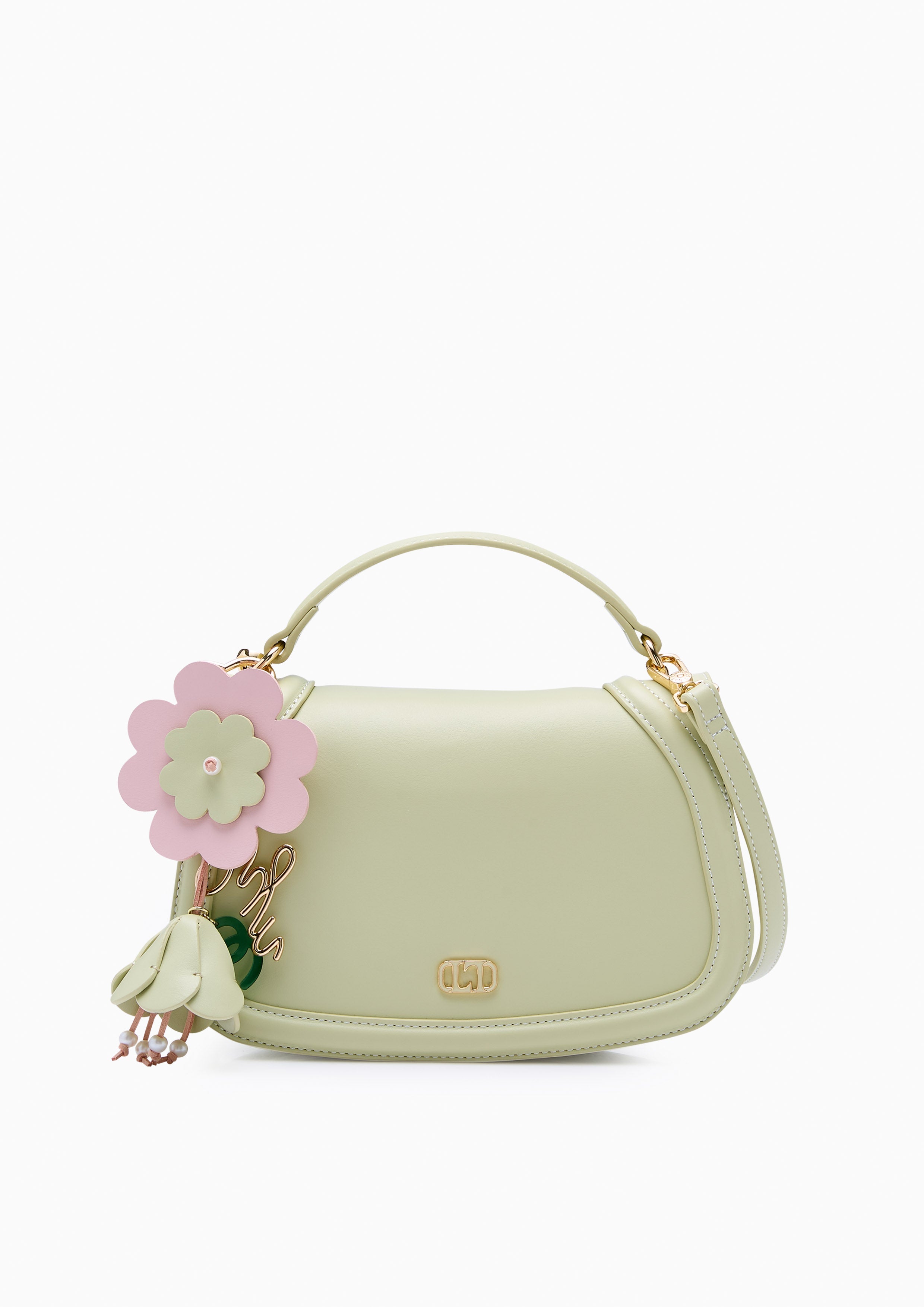 Gardenia Top Handle Bag Green