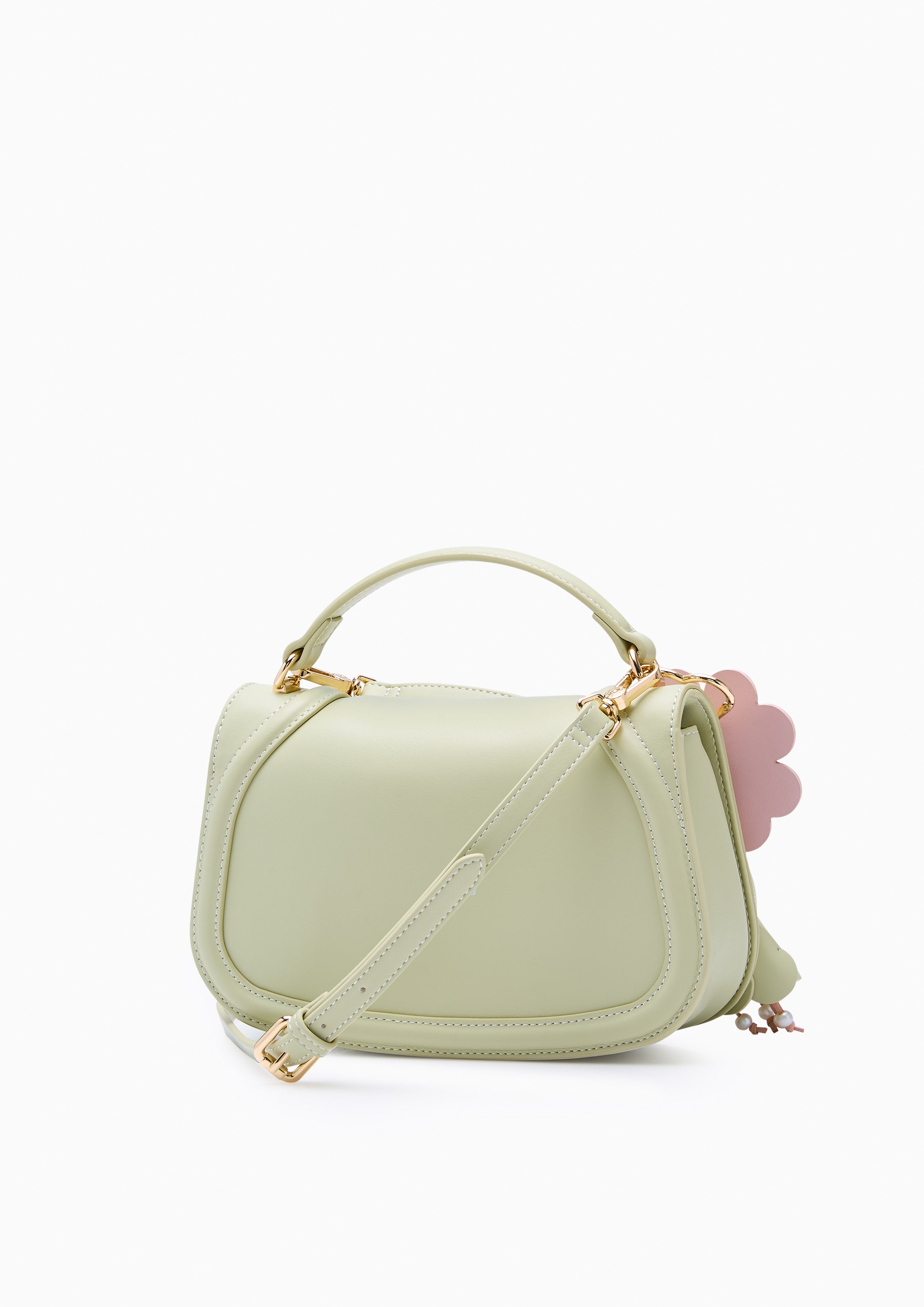 Gardenia Top Handle Bag Green
