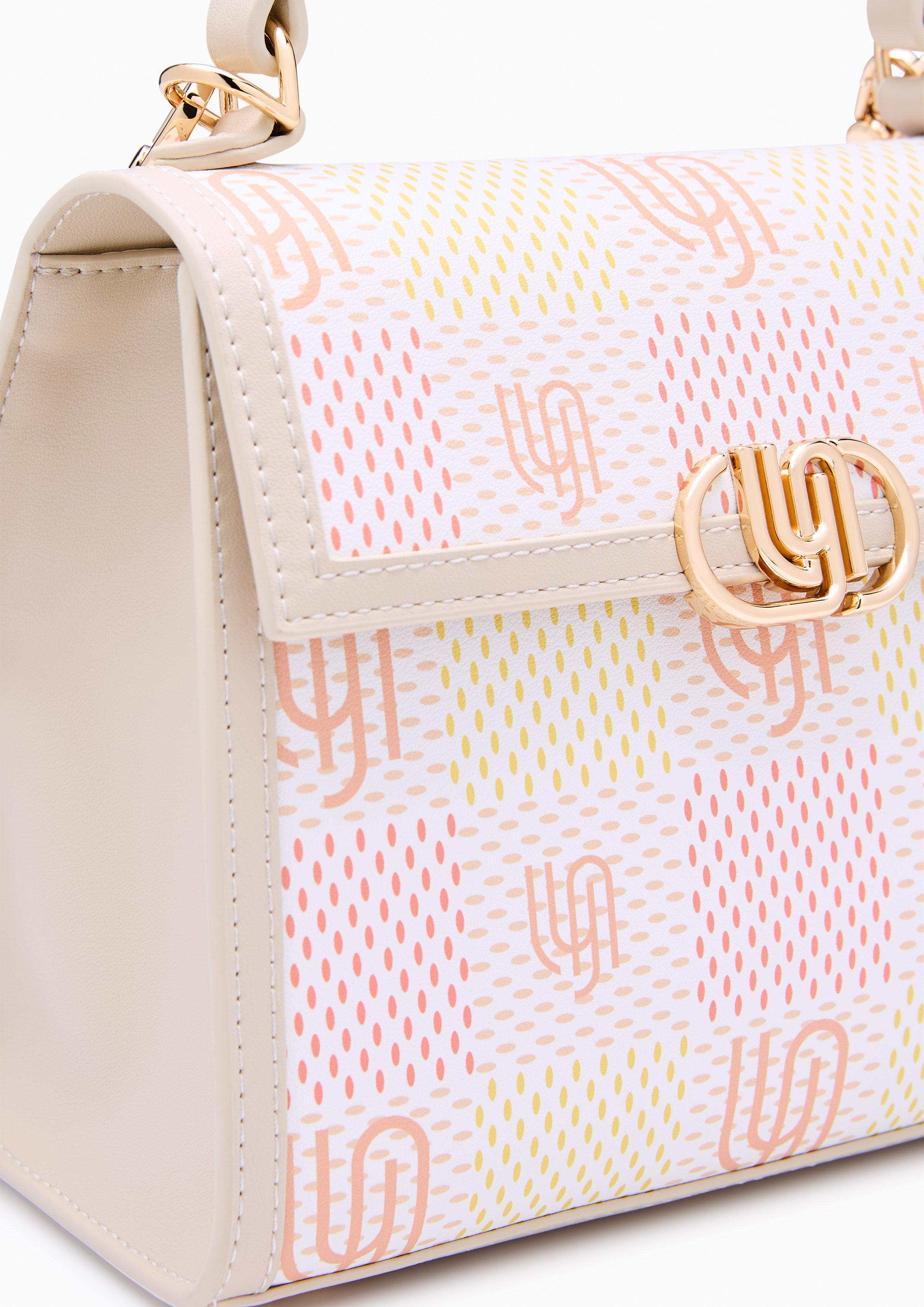 Poppin Inf Top Handle Xs Printed Beige