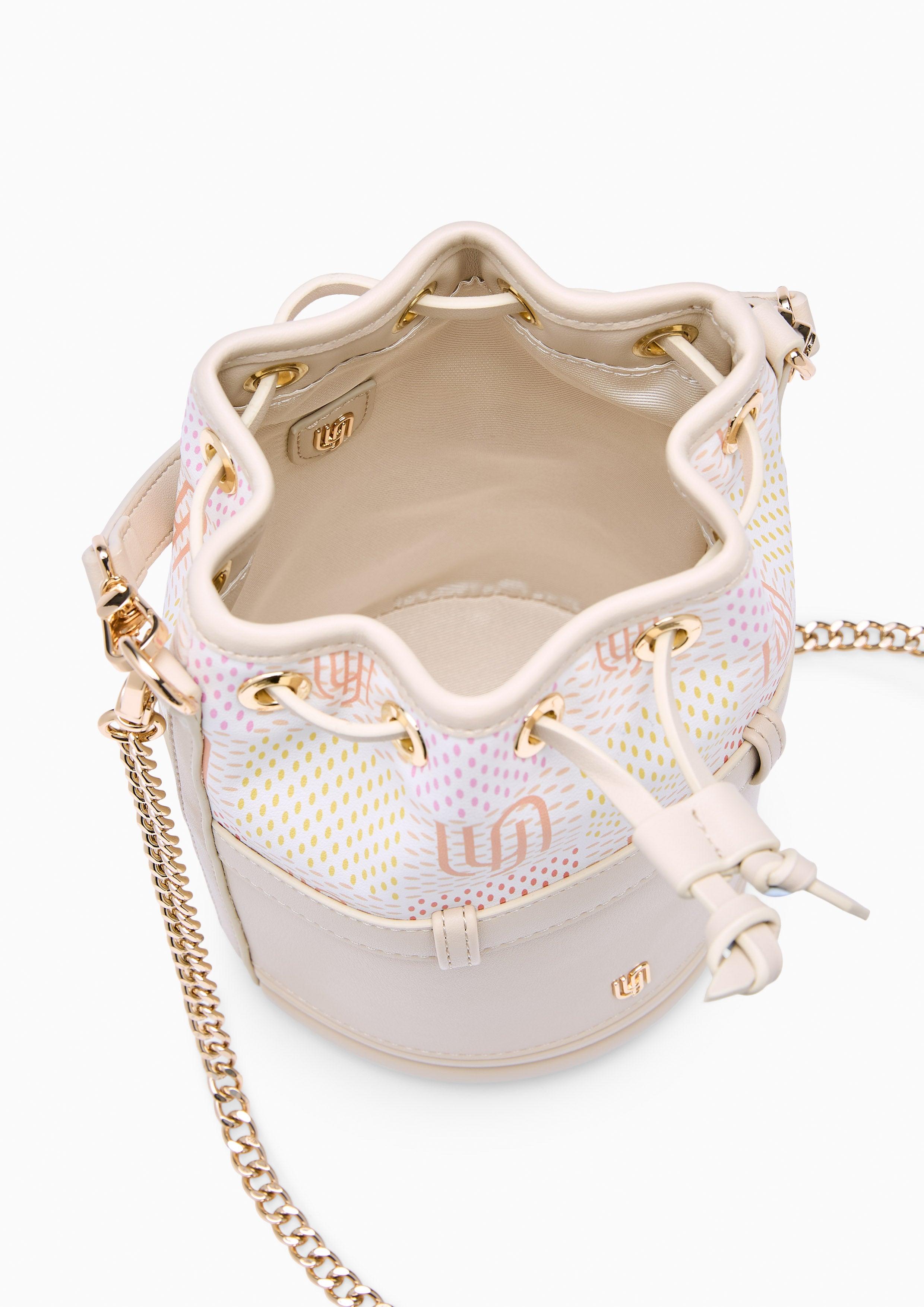 Poppin Inf Mini Bucket Printed Beige