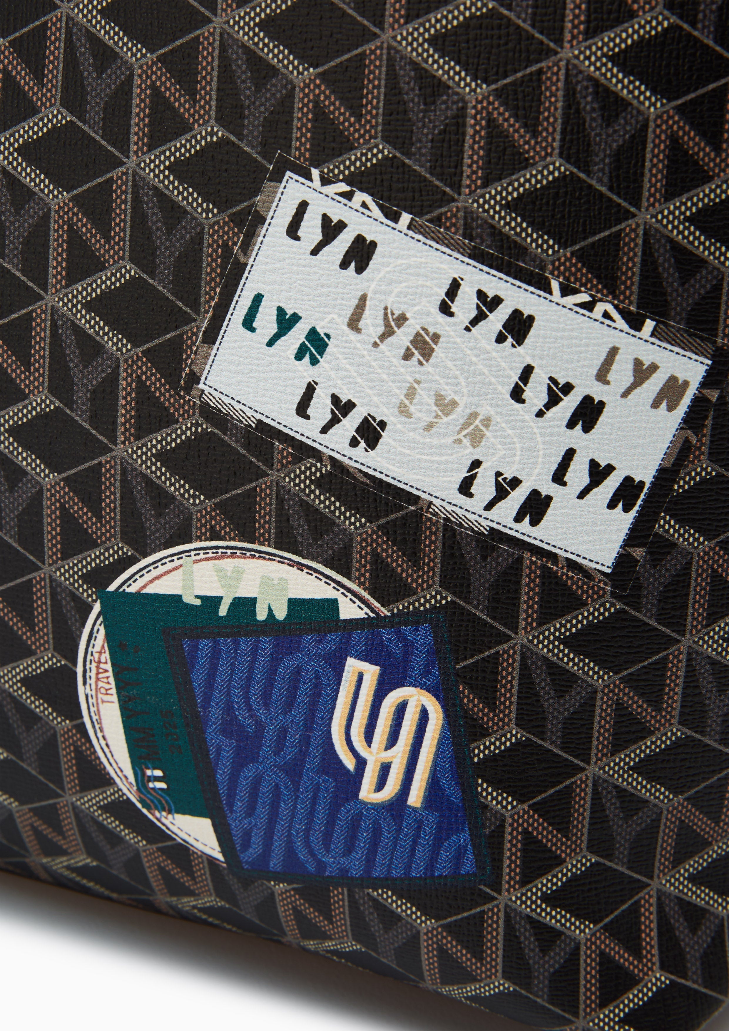 Wander Infinite Xl Tote Bag Tan/Black Printed