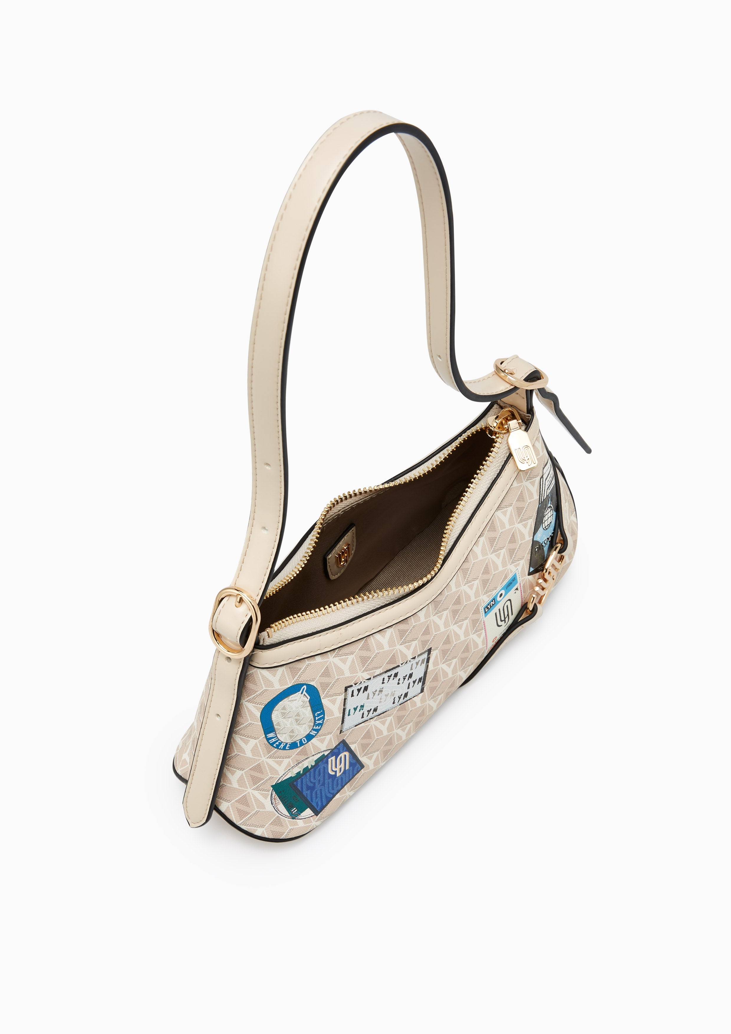 Wander Infinite S Shoulder Bag Beige