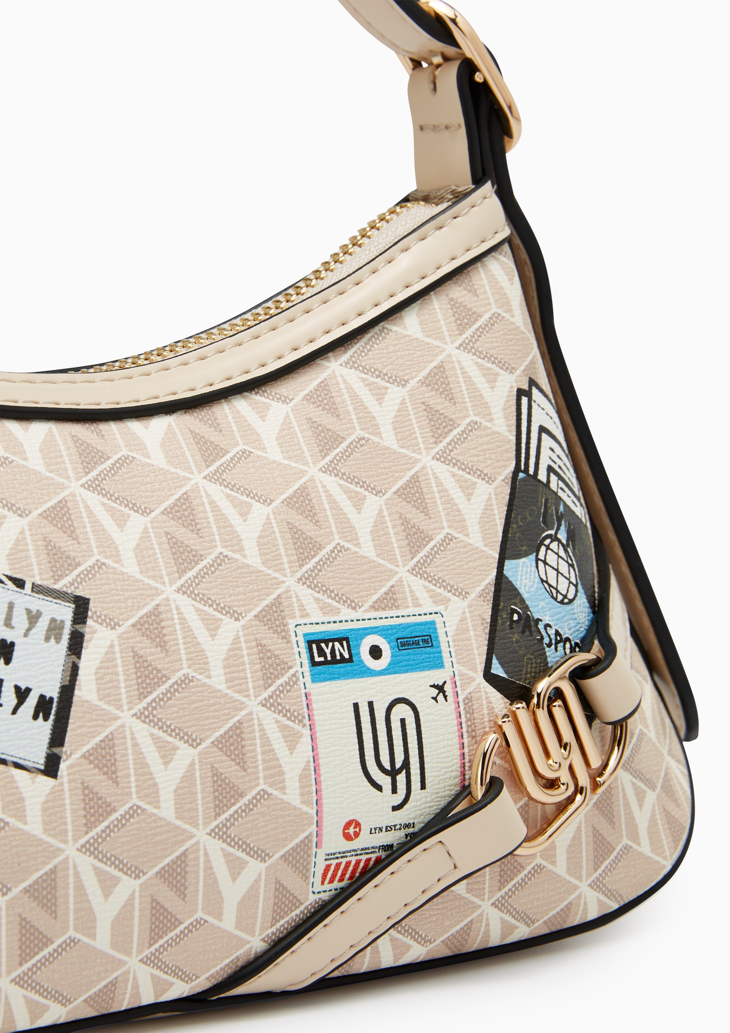 Wander Infinite S Shoulder Bag Beige