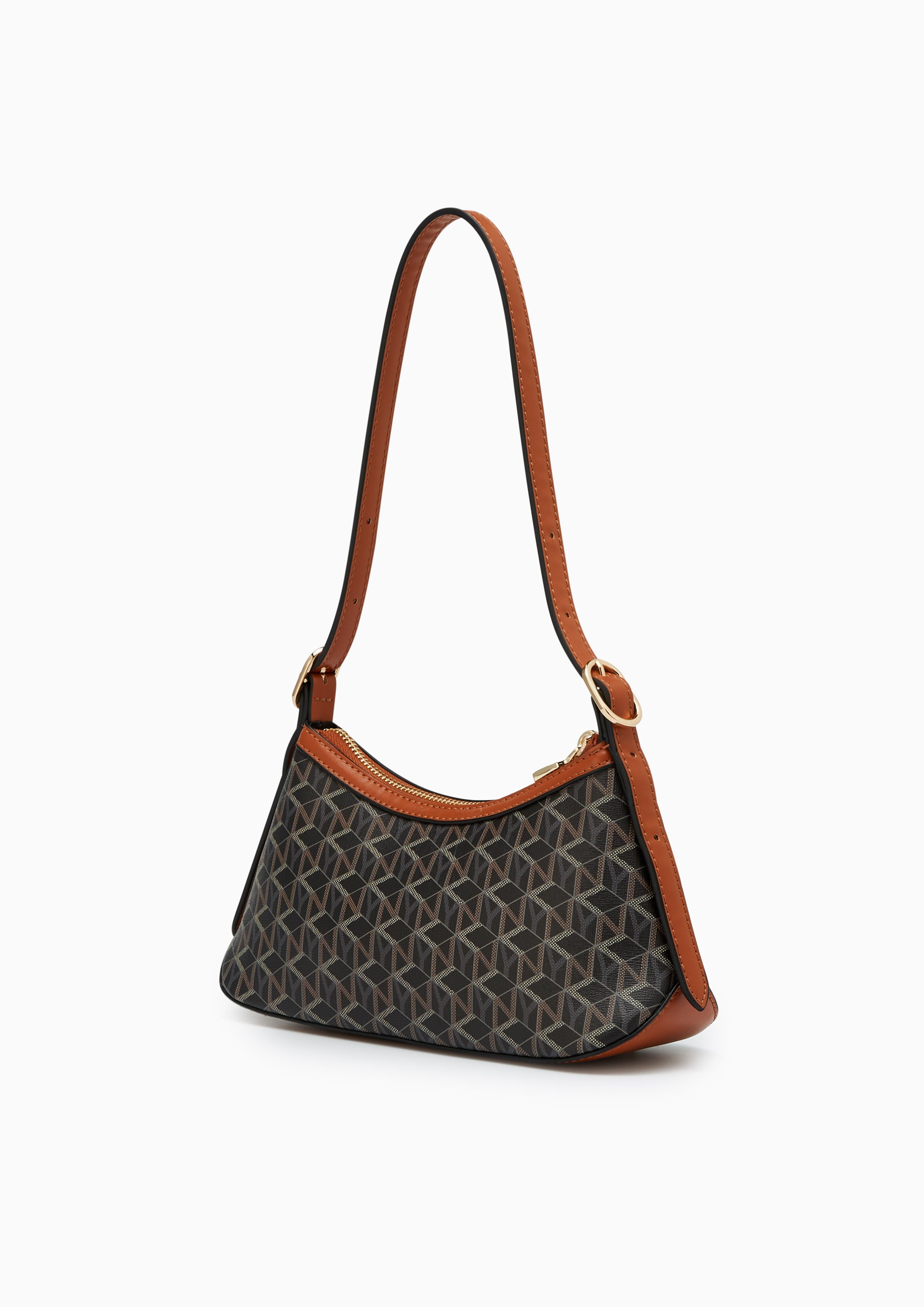 Wander Infinite S Shoulder Bag Tan/Black Printed