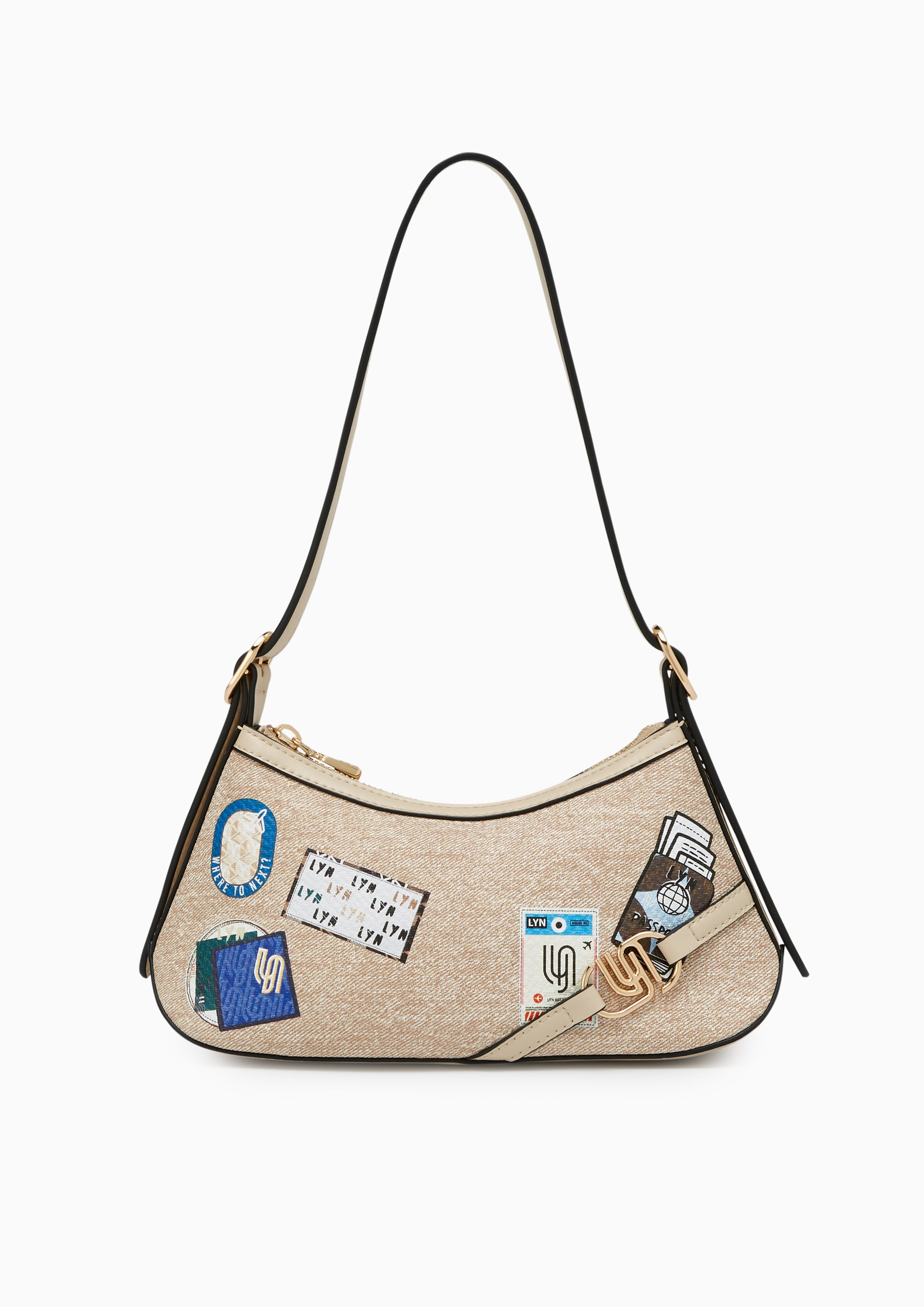 Wander Infinite S Shoulder Bag Beige