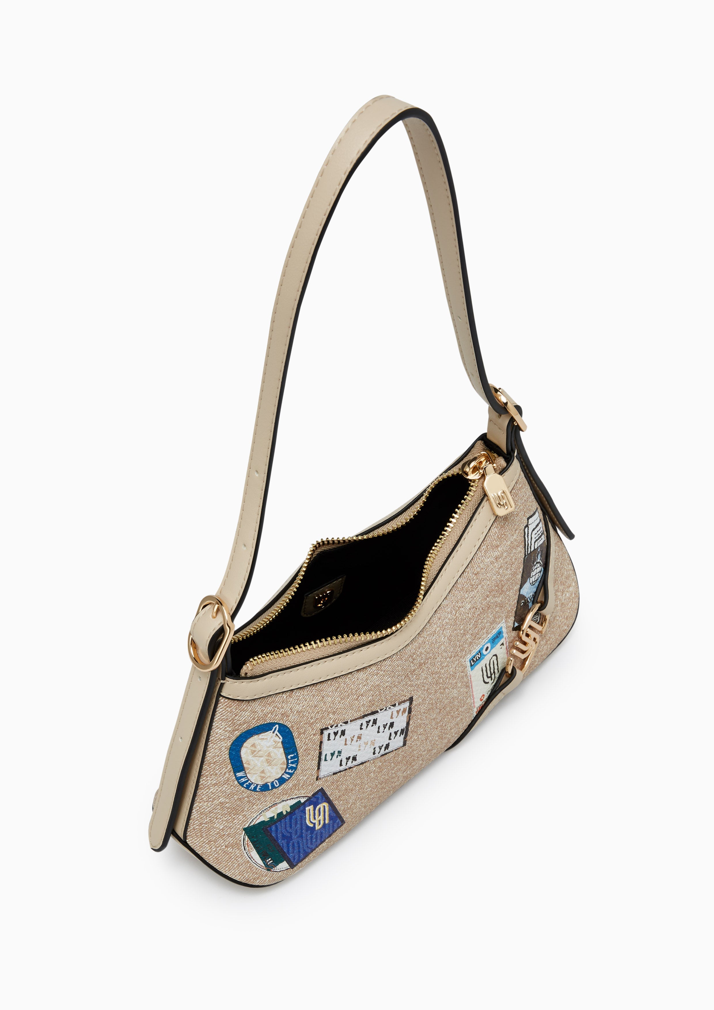 Wander Infinite S Shoulder Bag Beige