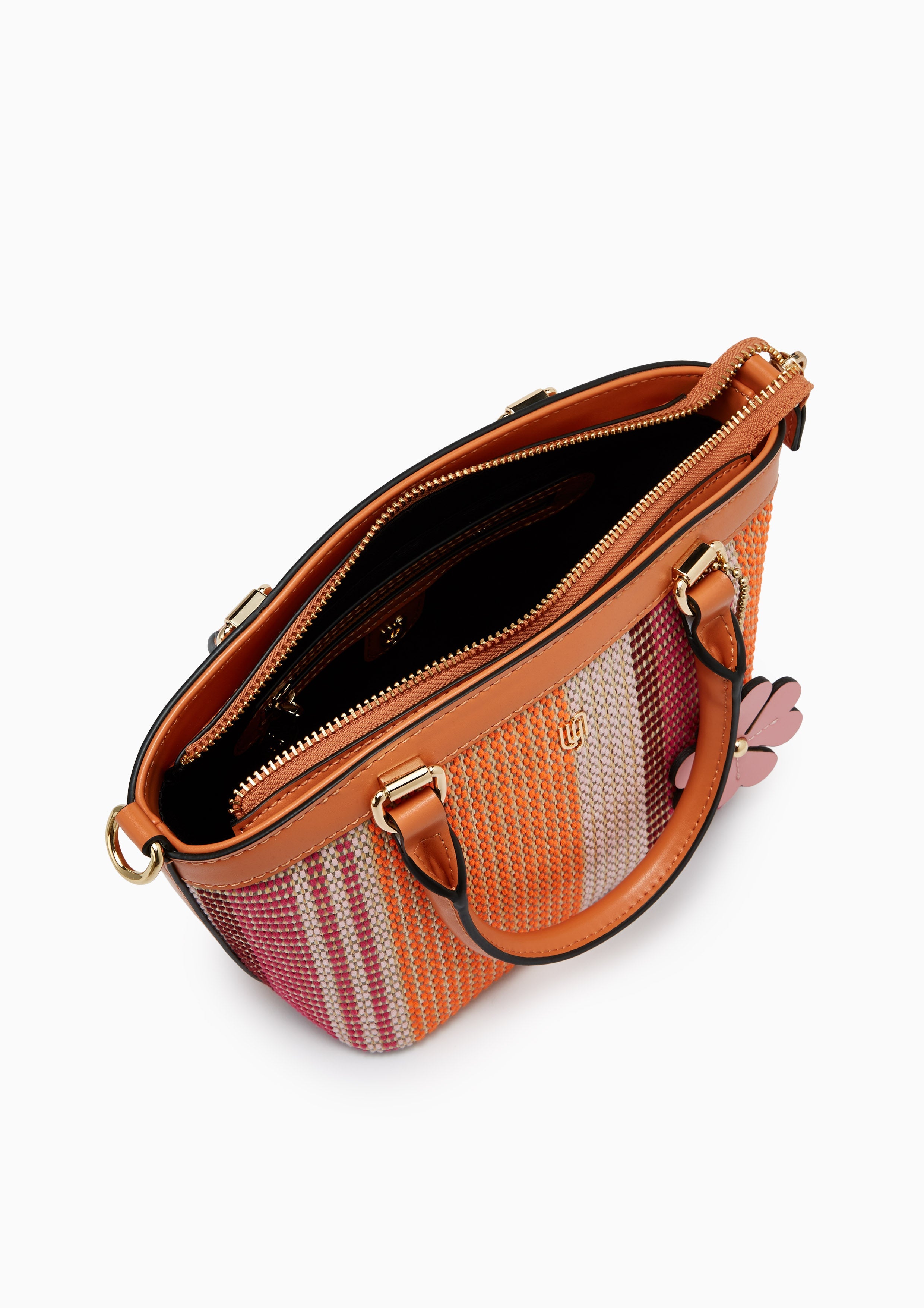 The Garden Infinite S Top Handle Bag Orange