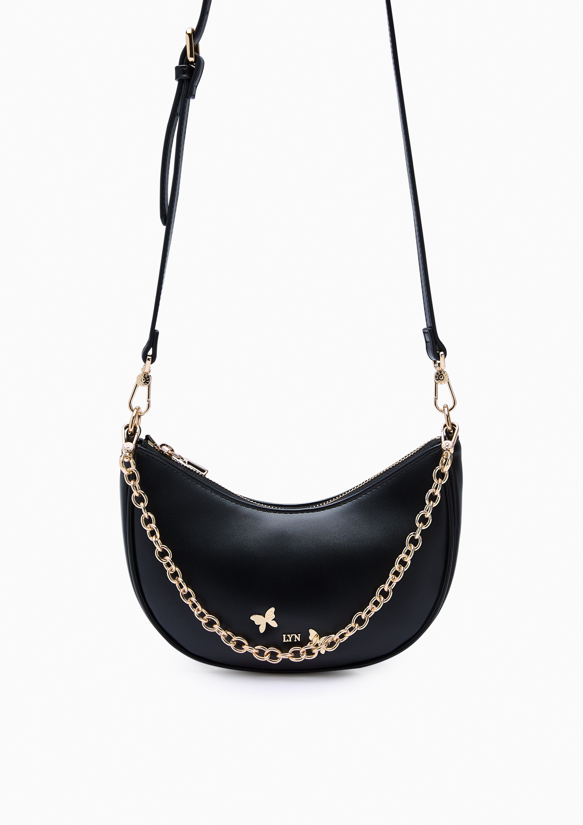 Papier Metal S Shoulder Bag Black