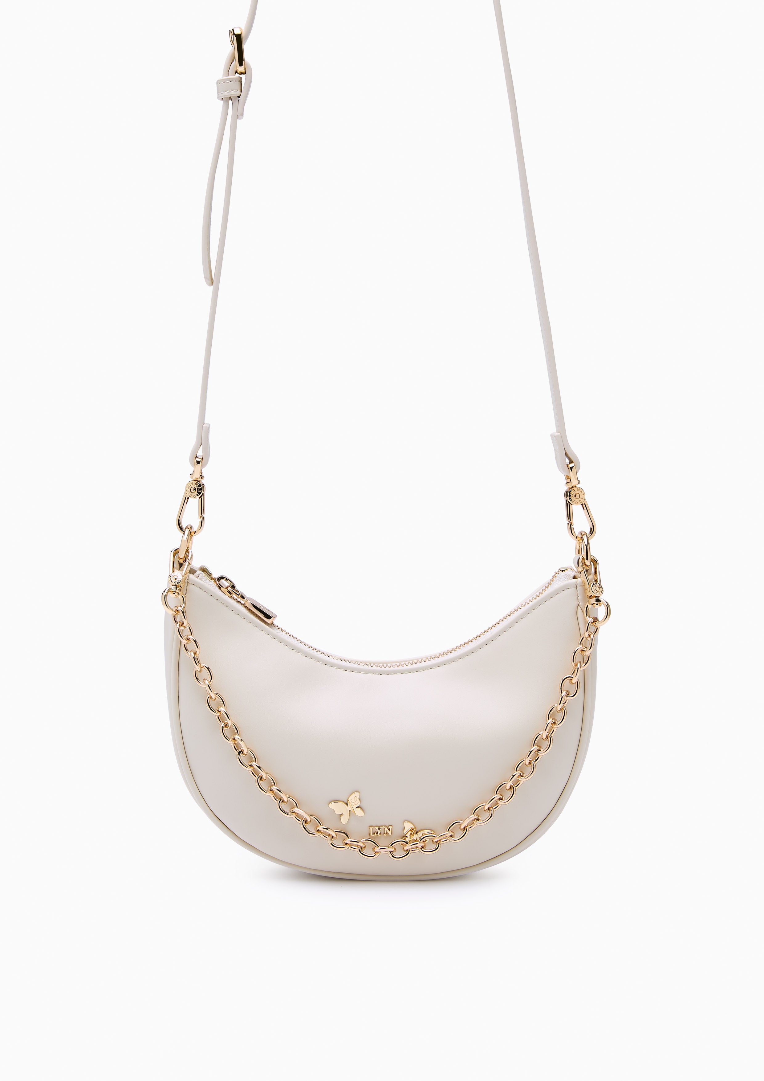 Papier Metal S Shoulder Bag Ivory