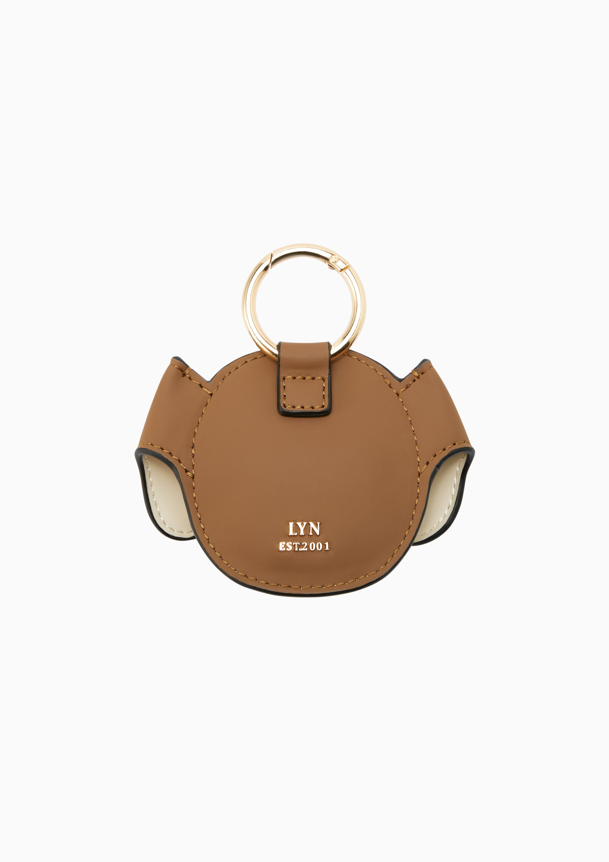 Chien Keychain Brown