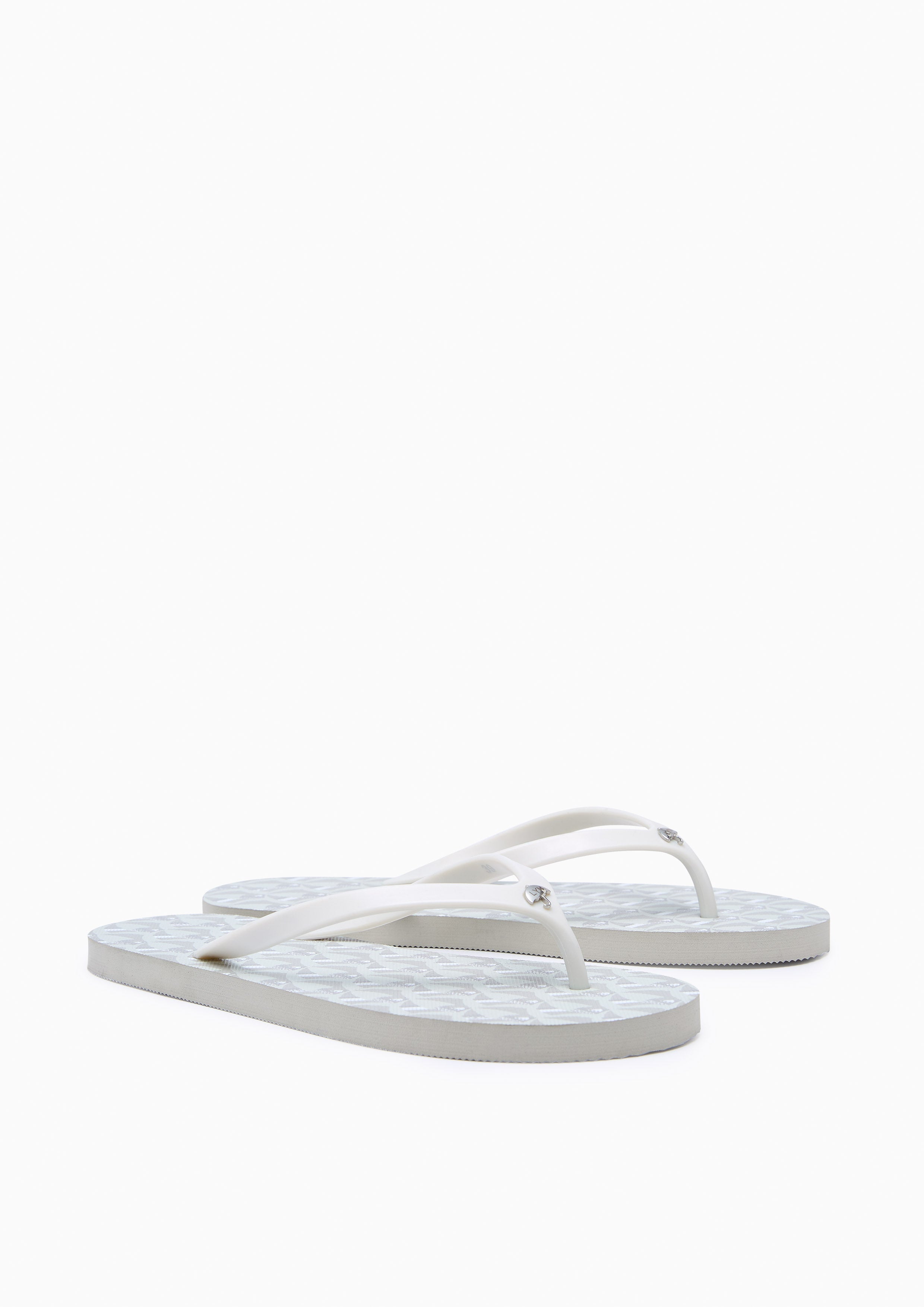 Summer Beach Flat Flip-Flop Printed Grey