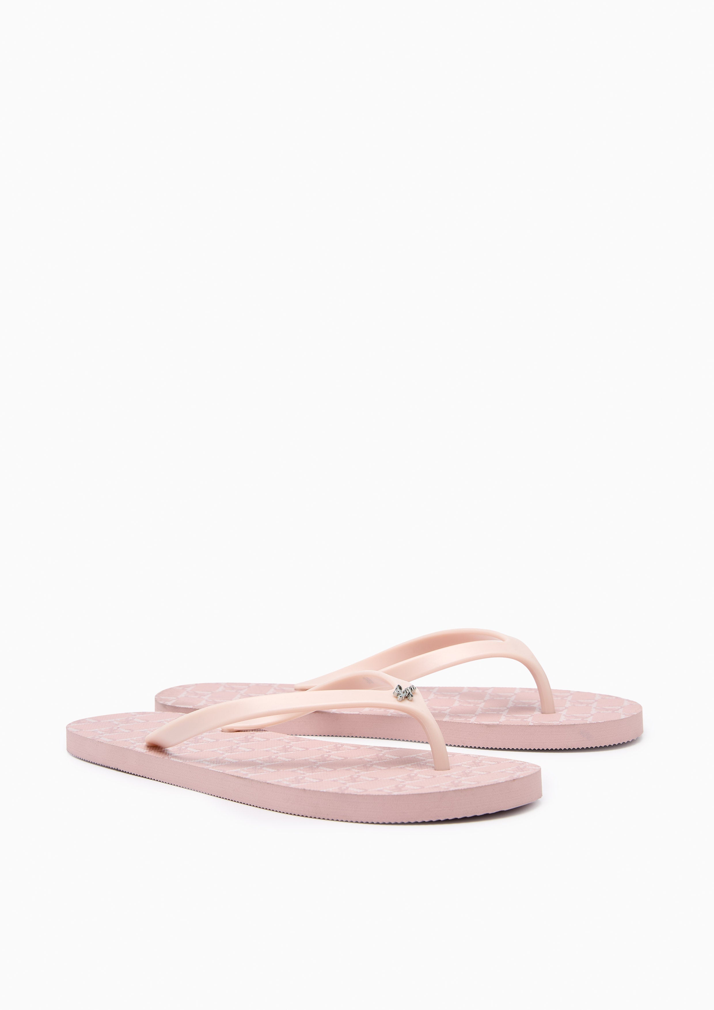 Summer Beach Flat Flip-Flop Printed Pink