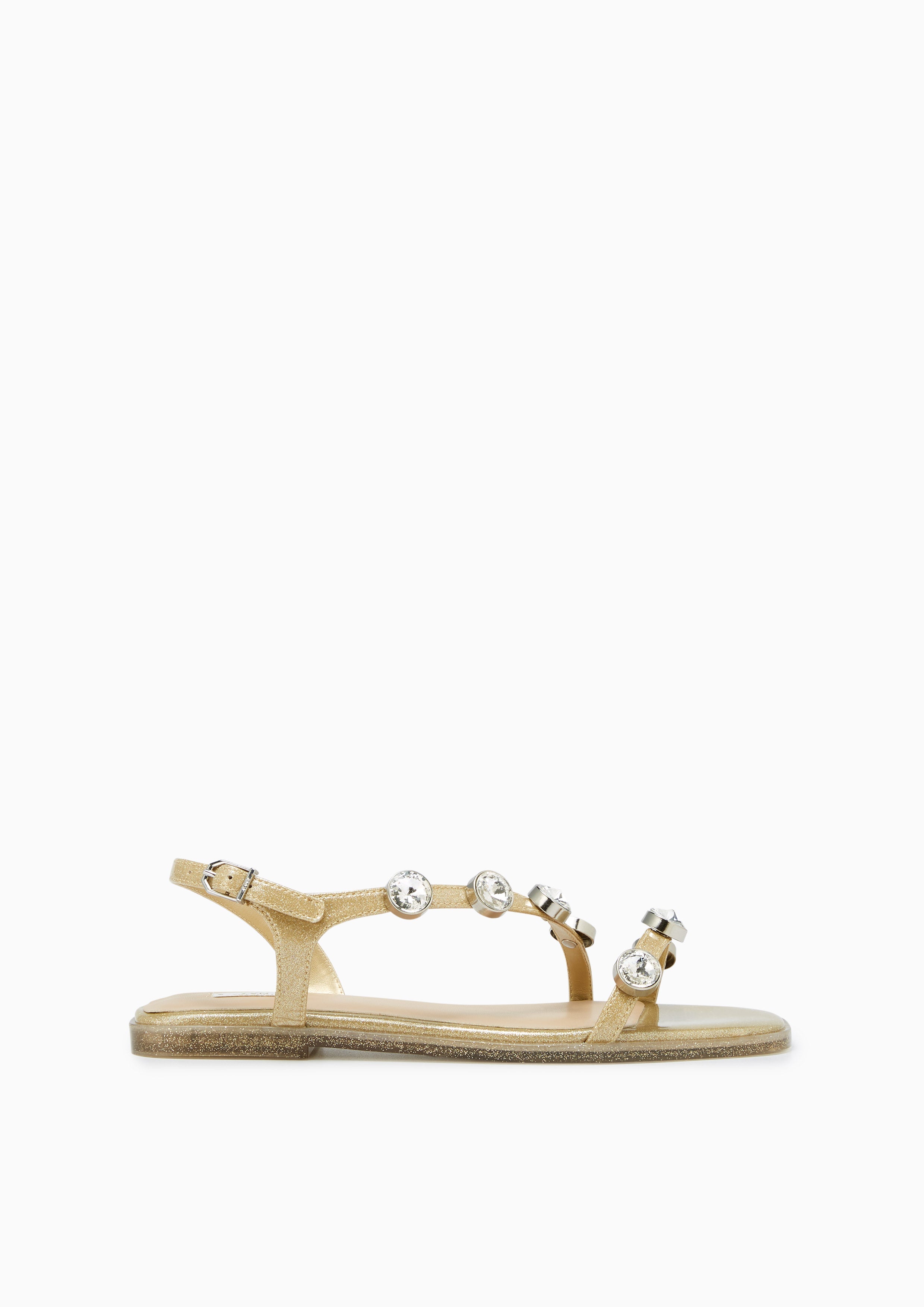 Kirby Flat Sandals Gold